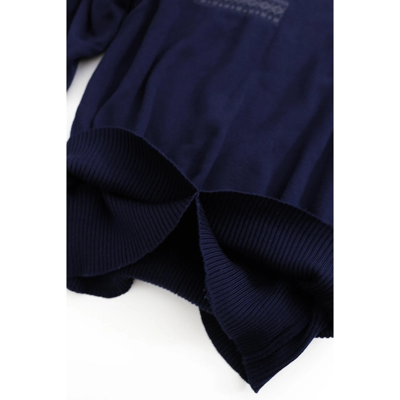 COMME DES GARÇONS Pull en laine Marine vintage, passéist — photo 11