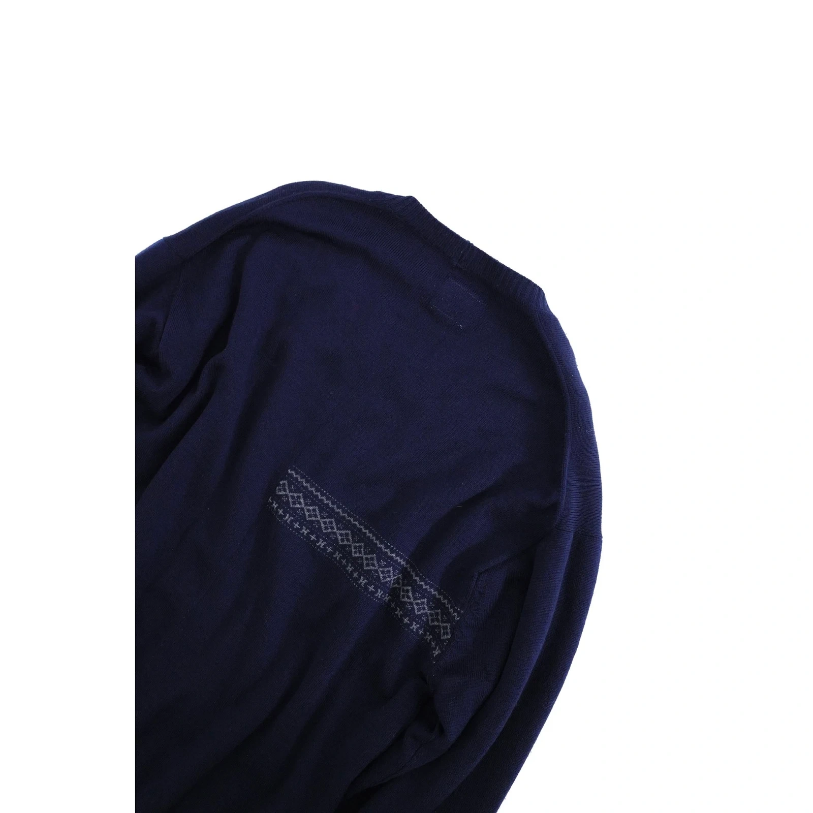 COMME DES GARÇONS Pull en laine Marine vintage, passéist — photo 15