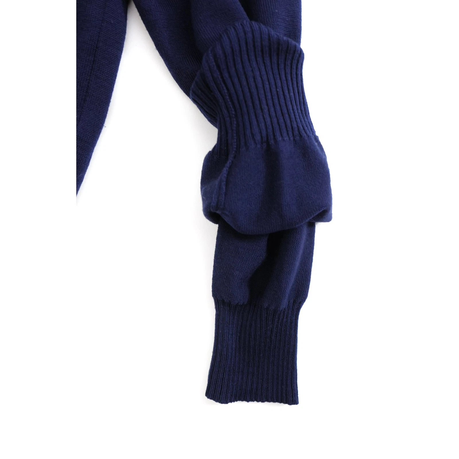 COMME DES GARÇONS Pull en laine Marine vintage, passéist — photo 5