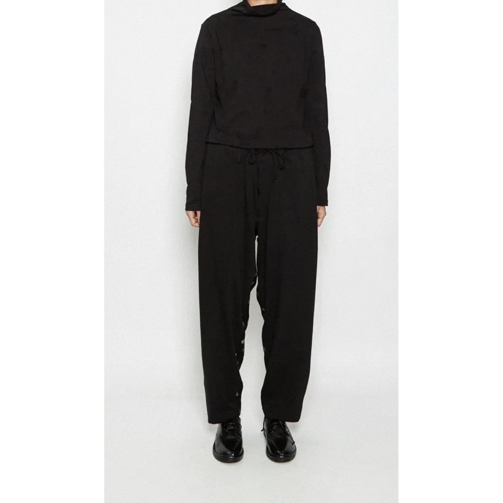 YOHJI YAMAMOTO Pantalon Noir vintage, passéist — photo 4