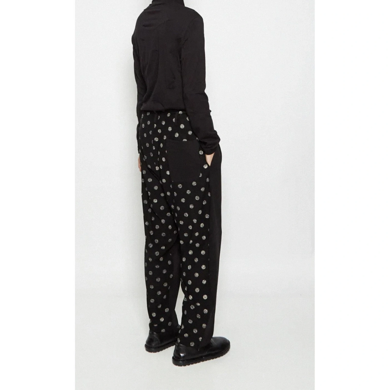 YOHJI YAMAMOTO Pantalon Noir vintage, passéist — photo 5