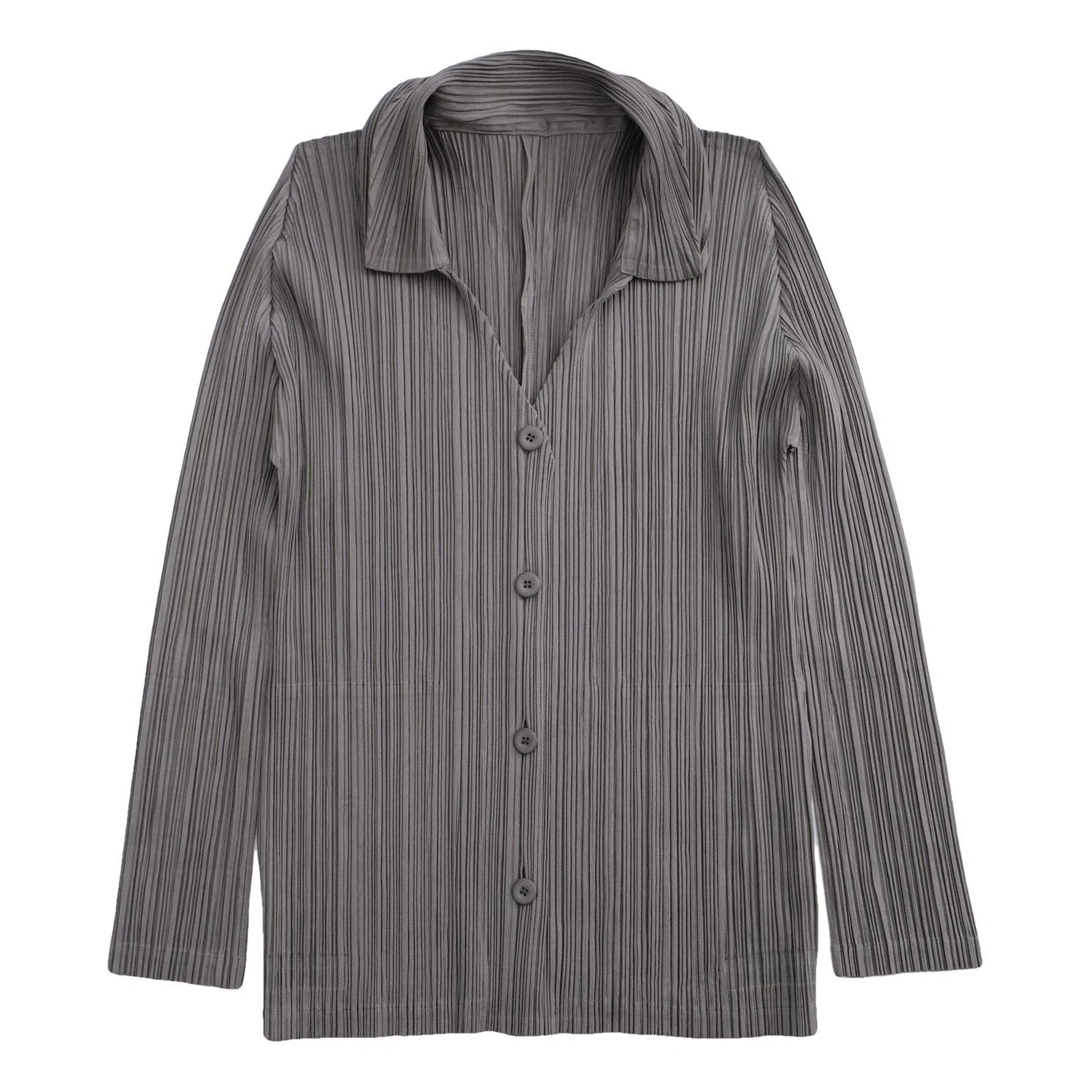 ISSEY MIYAKE Veste courte Gris vintage, passéist — photo 1