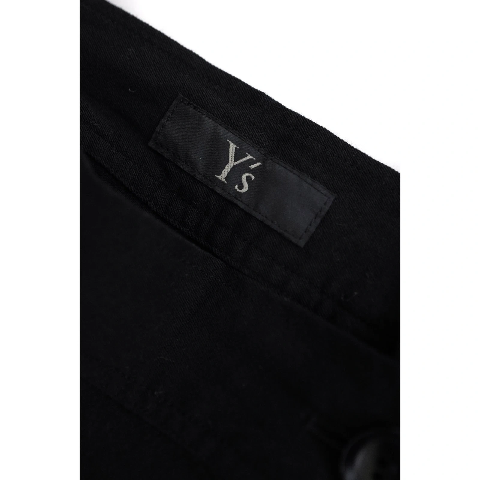 YOHJI YAMAMOTO Jupe mi-longue en laine Noir vintage, passéist — photo 8