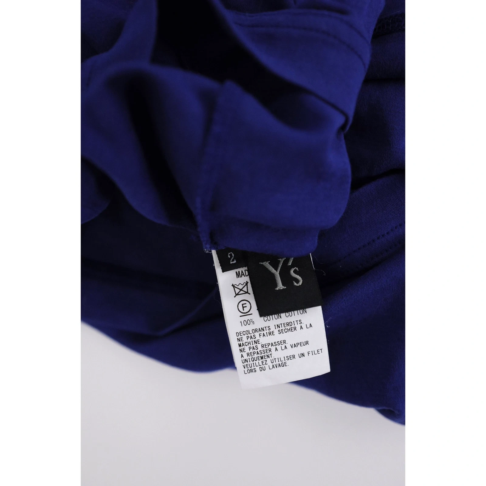 YOHJI YAMAMOTO Tee shirt Marine vintage, passéist — photo 11