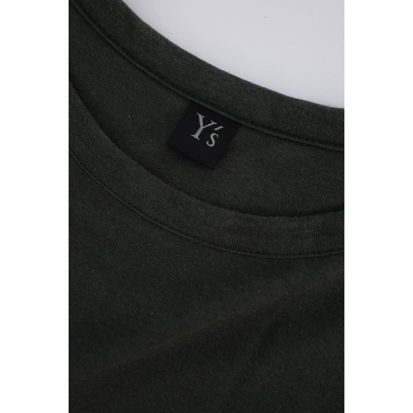 YOHJI YAMAMOTO Tee shirt Kaki vintage, passéist — photo 4