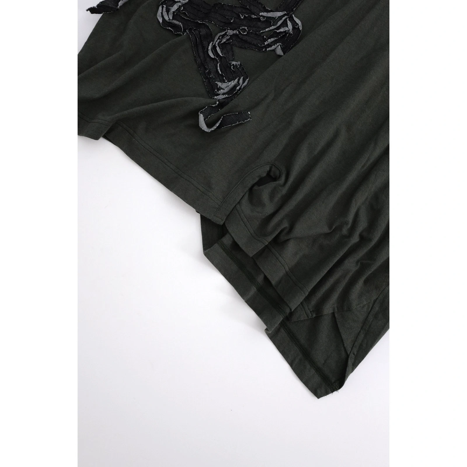 YOHJI YAMAMOTO Tee shirt Kaki vintage, passéist — photo 5