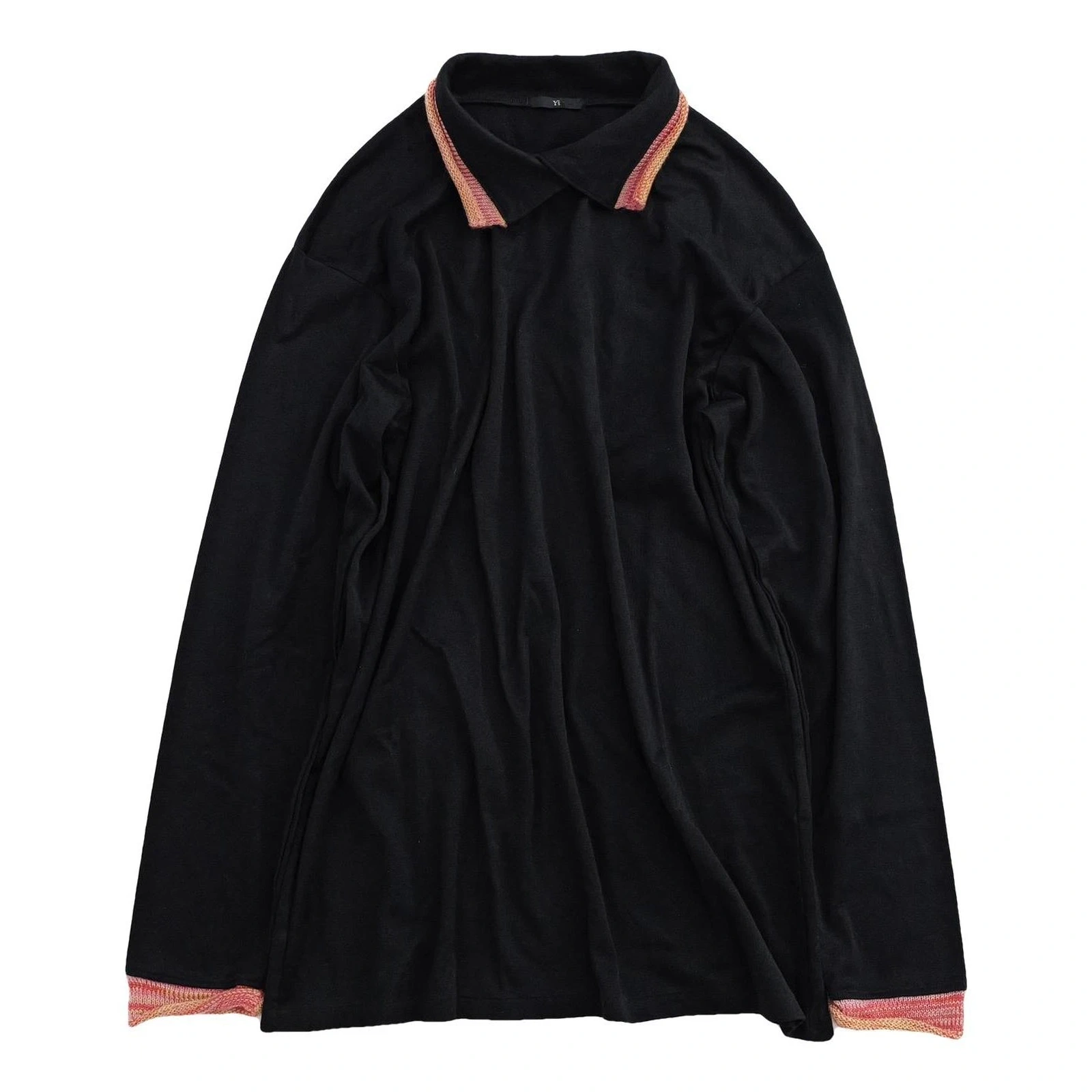 YOHJI YAMAMOTO Gilet long Noir vintage, passéist — photo 1