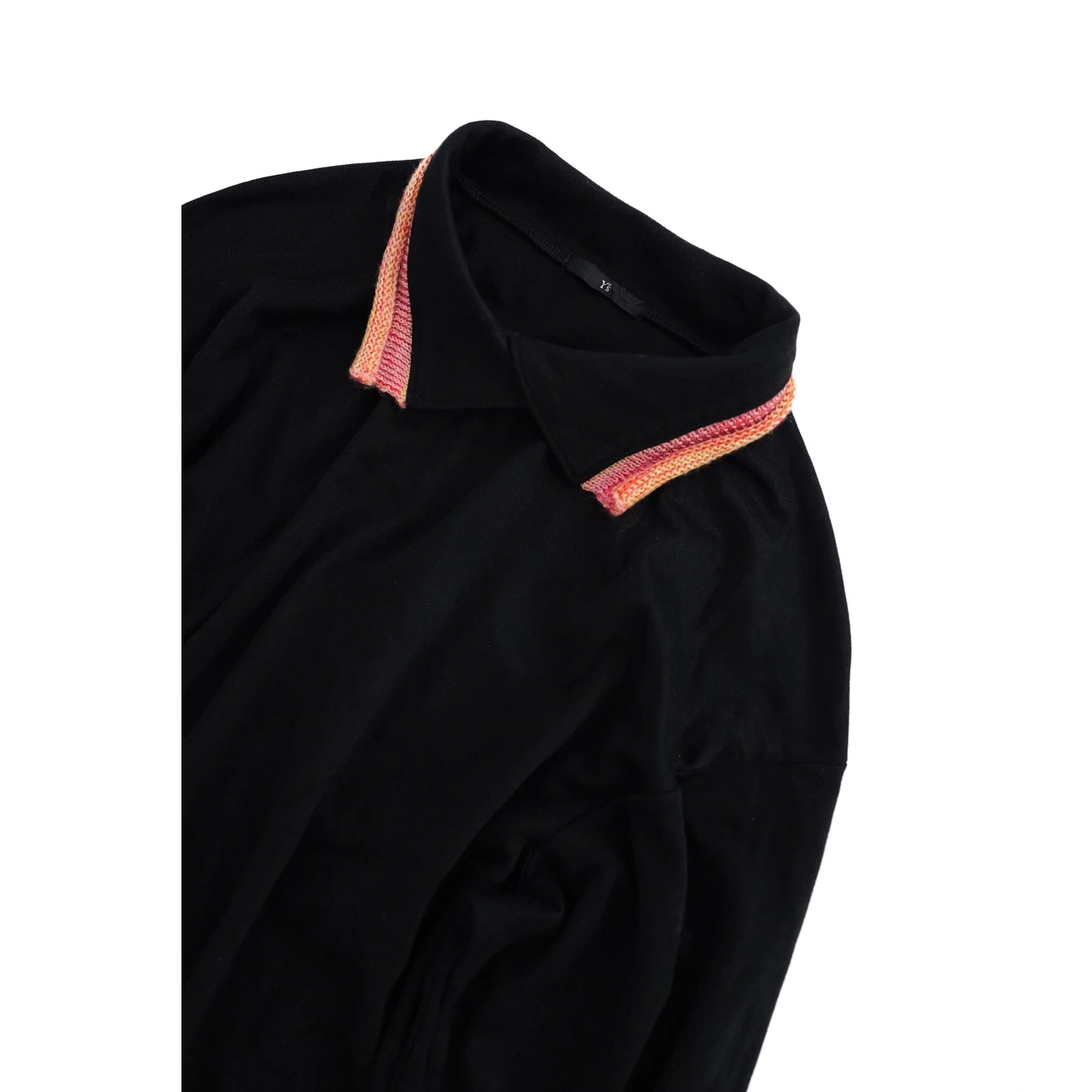 YOHJI YAMAMOTO Gilet long Noir vintage, passéist — photo 2