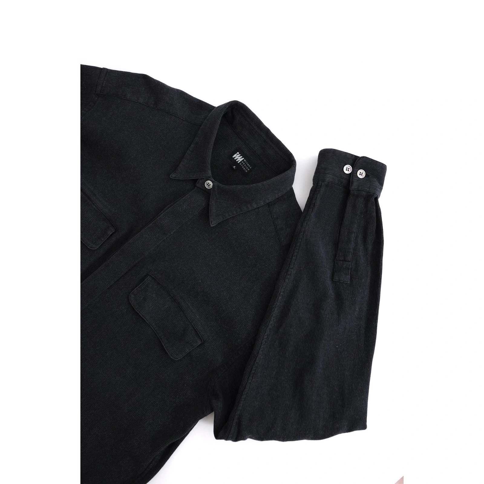 ISSEY MIYAKE Chemise Gris vintage, passéist — photo 2