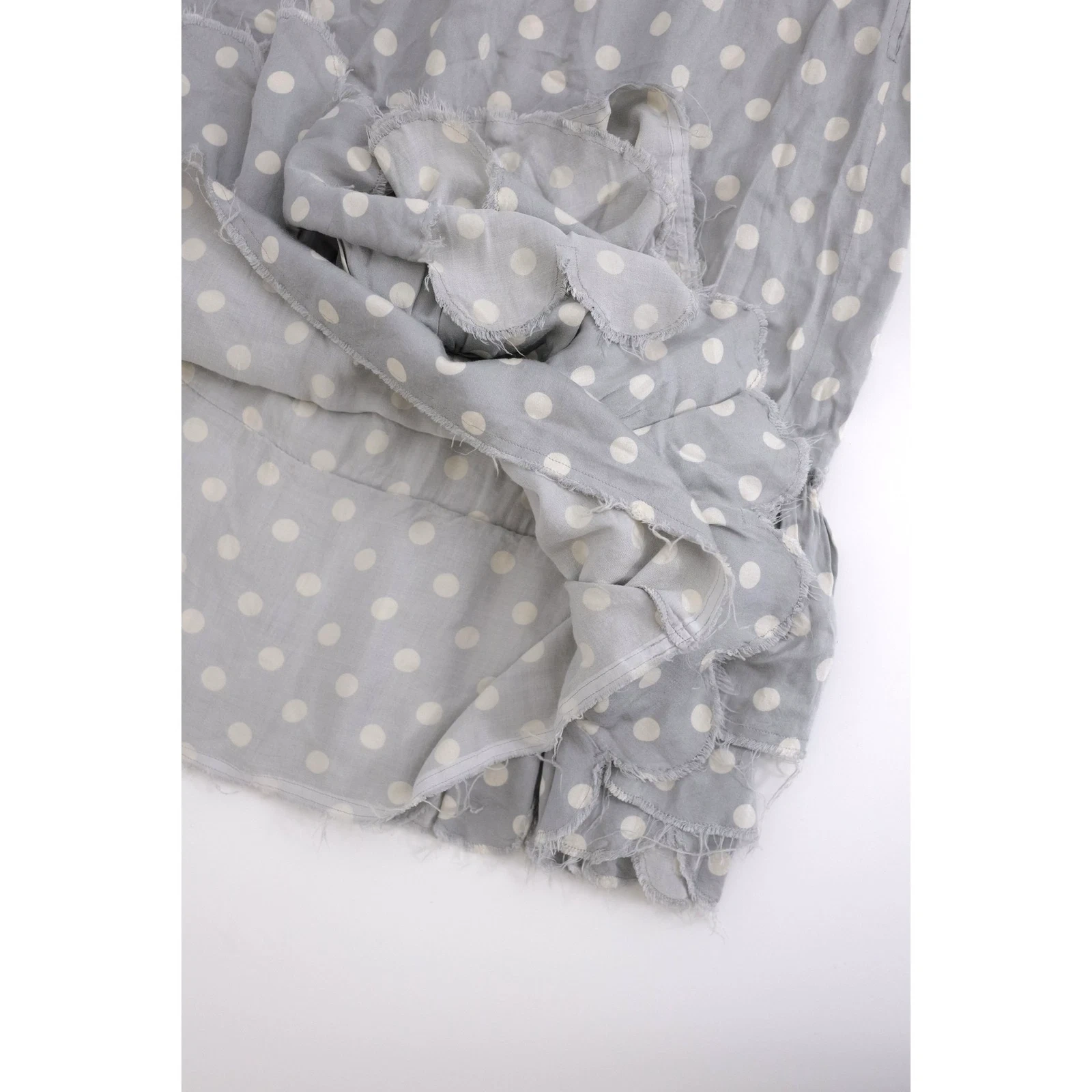 COMME DES GARÇONS Jupe mi-longue Gris vintage, passéist — photo 12