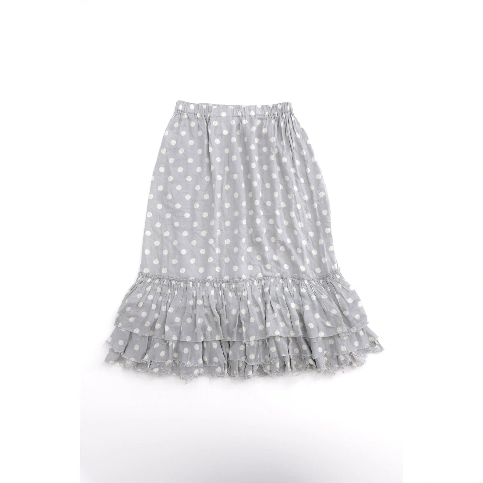 COMME DES GARÇONS Jupe mi-longue Gris vintage, passéist — photo 13