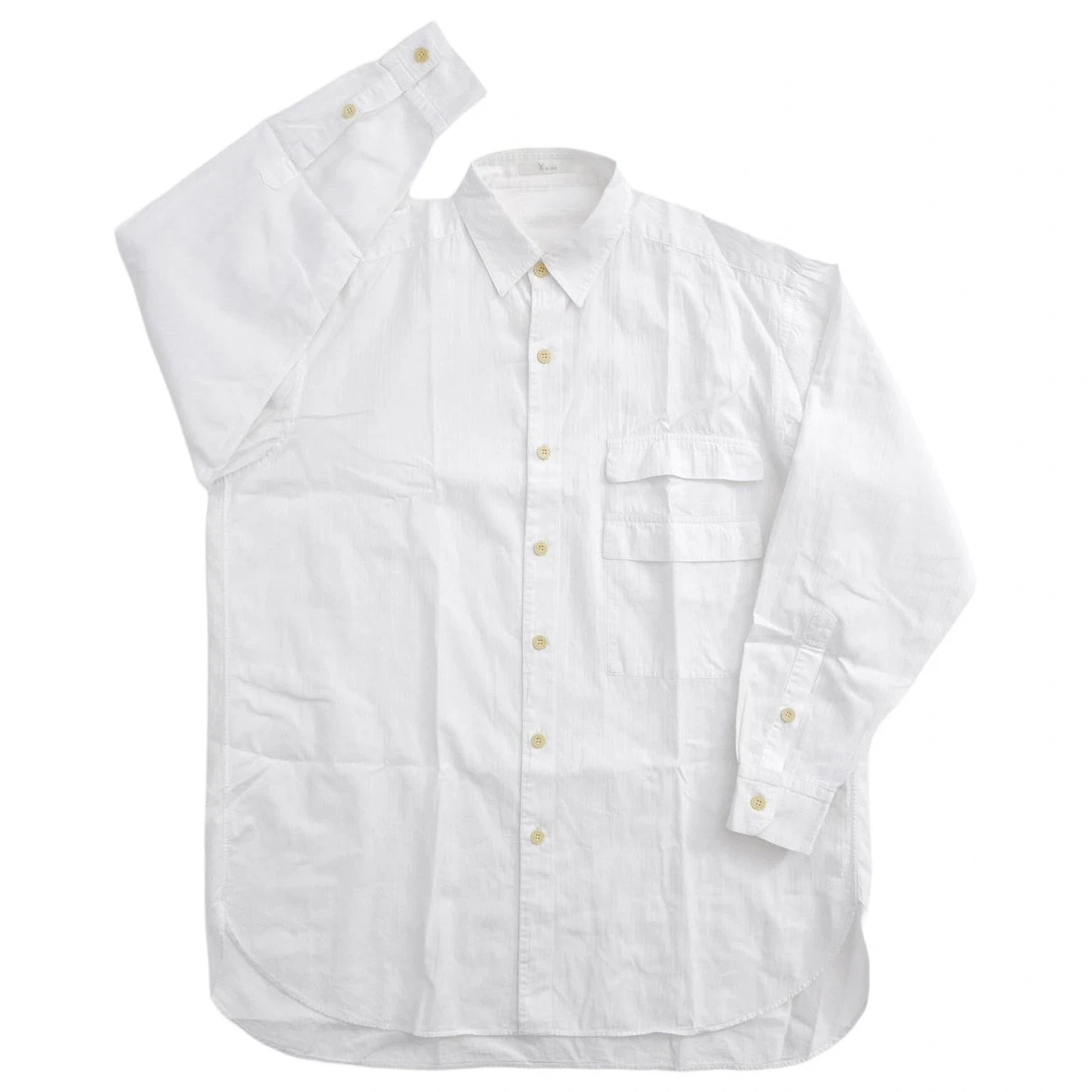 YOHJI YAMAMOTO Chemise Blanc vintage, passéist — photo 1