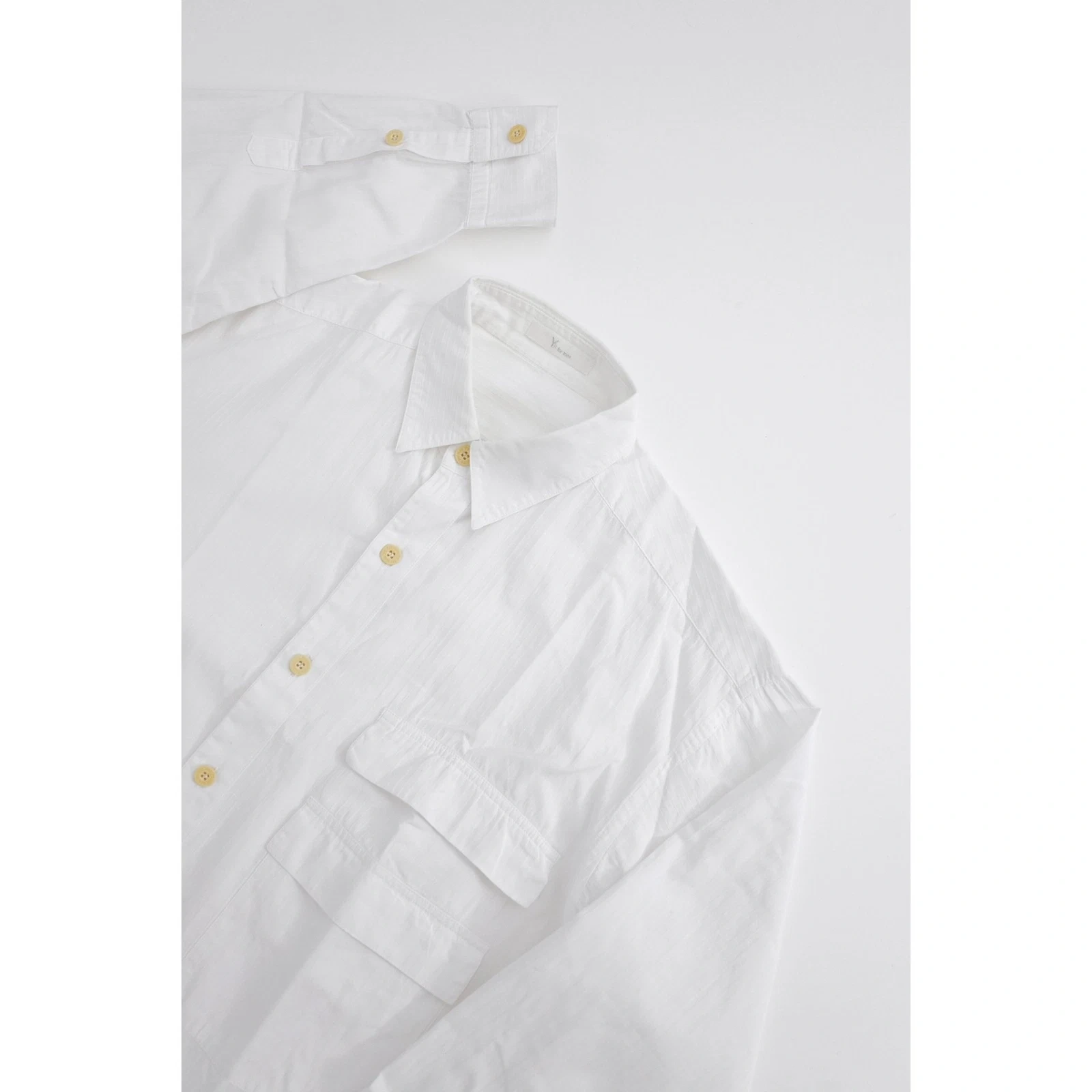 YOHJI YAMAMOTO Chemise Blanc vintage, passéist — photo 2