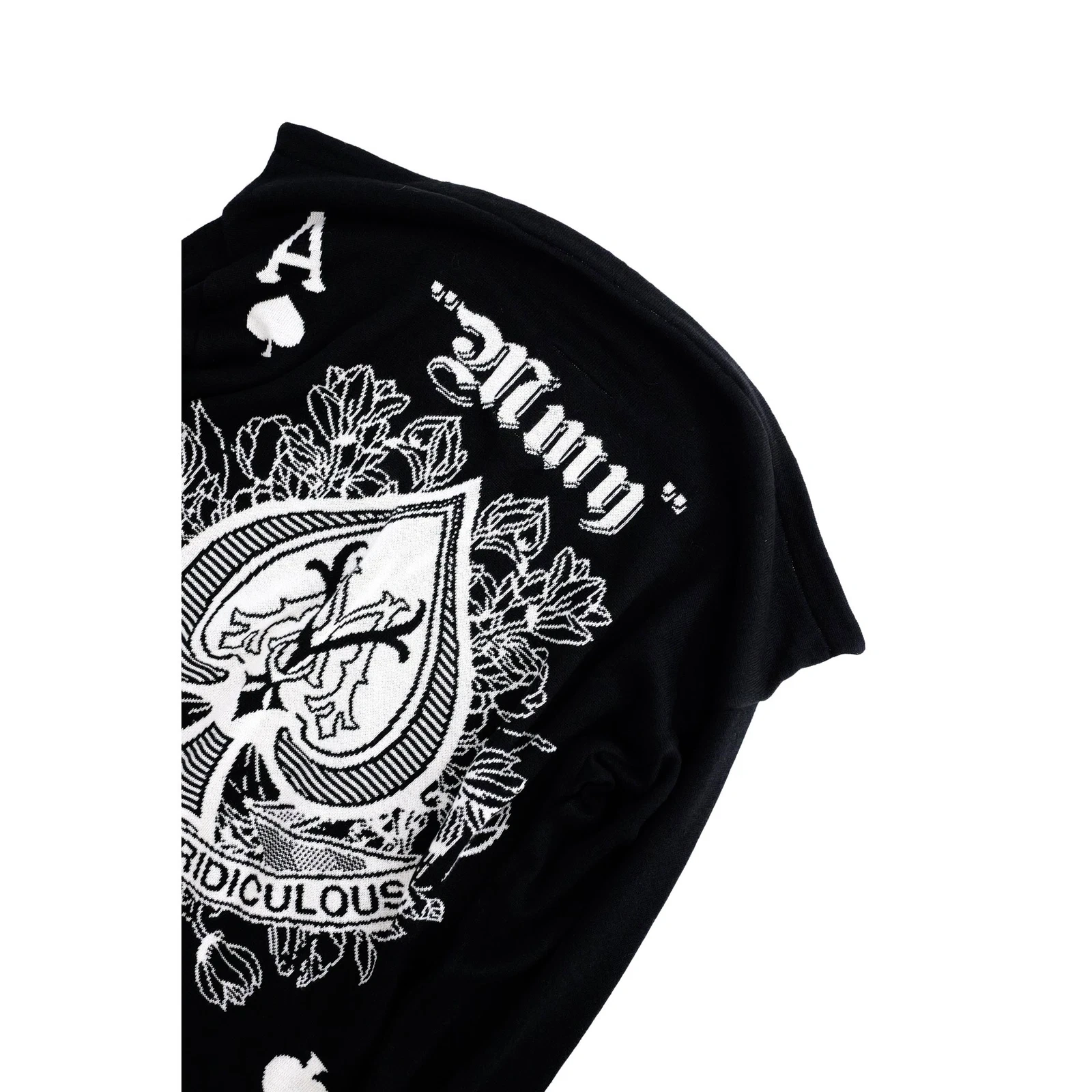 MAISON MIHARA YASUHIRO Pull en laine Noir vintage, passéist — photo 14