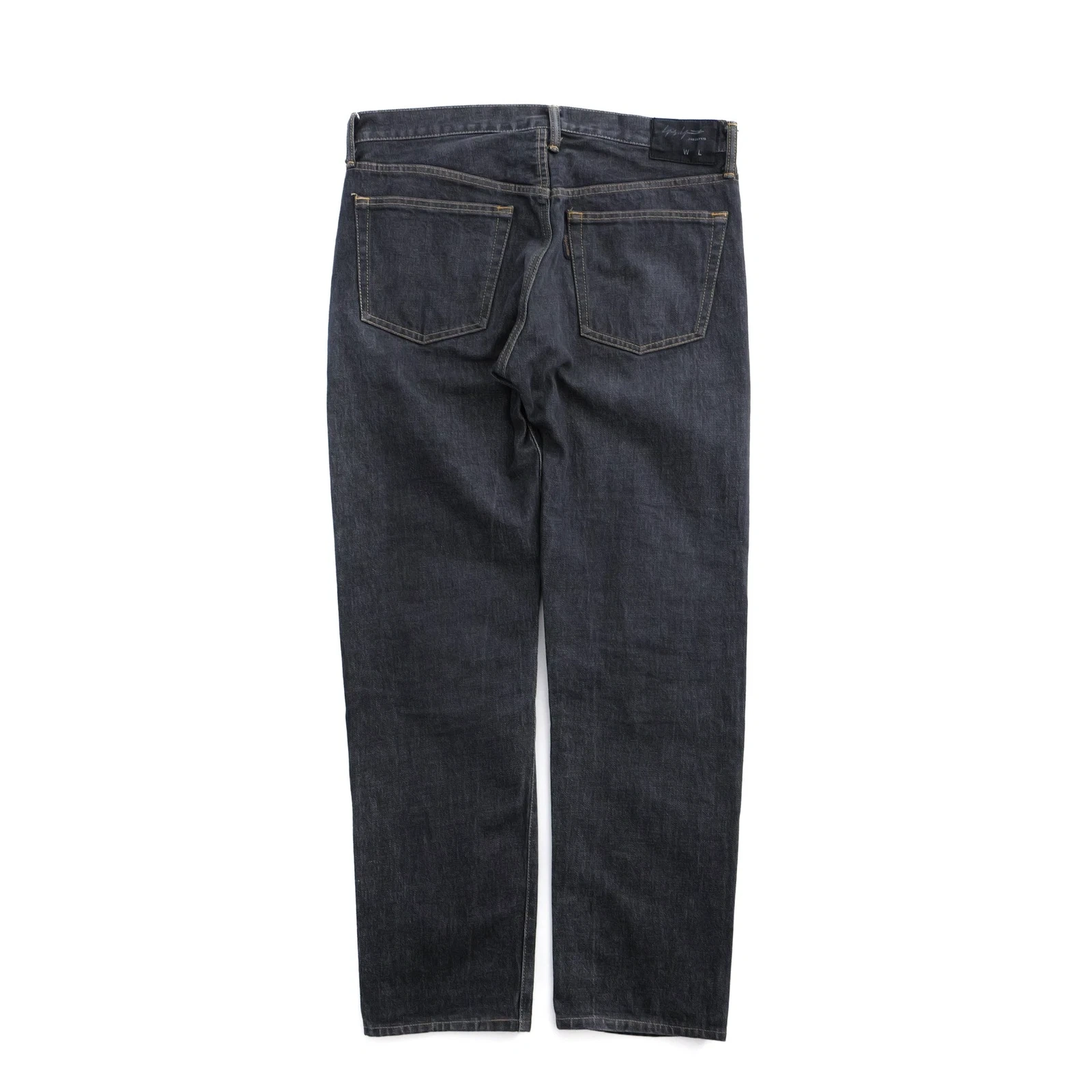 YOHJI YAMAMOTO Jean droit Marine vintage, passéist — photo 11