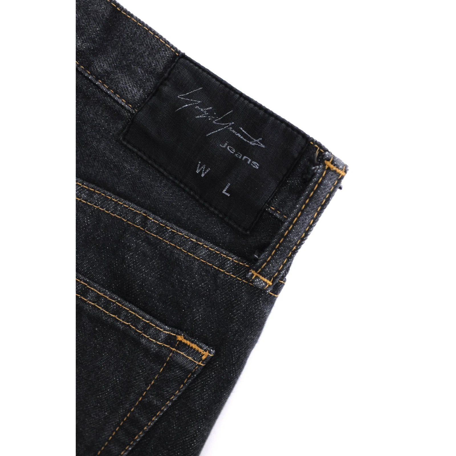 YOHJI YAMAMOTO Jean droit Marine vintage, passéist — photo 13