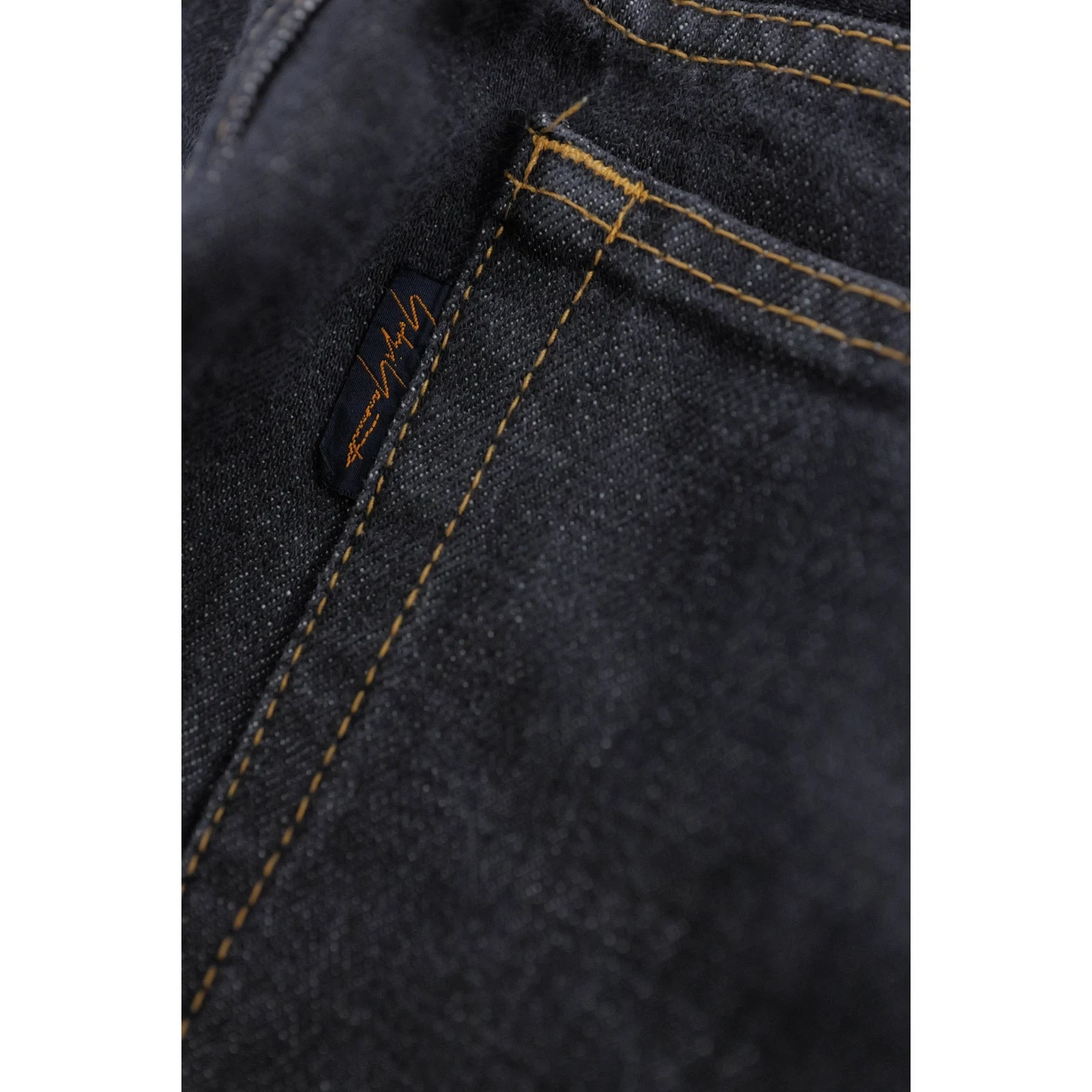 YOHJI YAMAMOTO Jean droit Marine vintage, passéist — photo 14