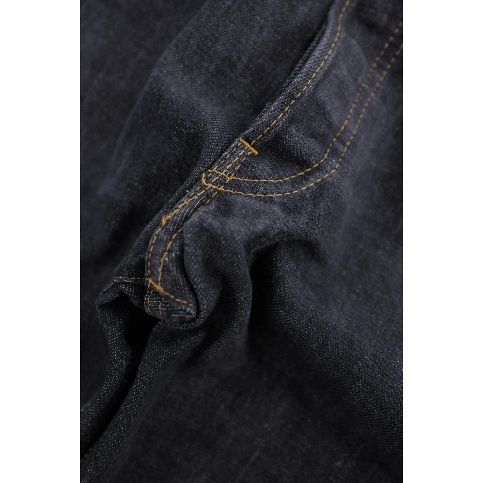 YOHJI YAMAMOTO Jean droit Marine vintage, passéist — photo 5