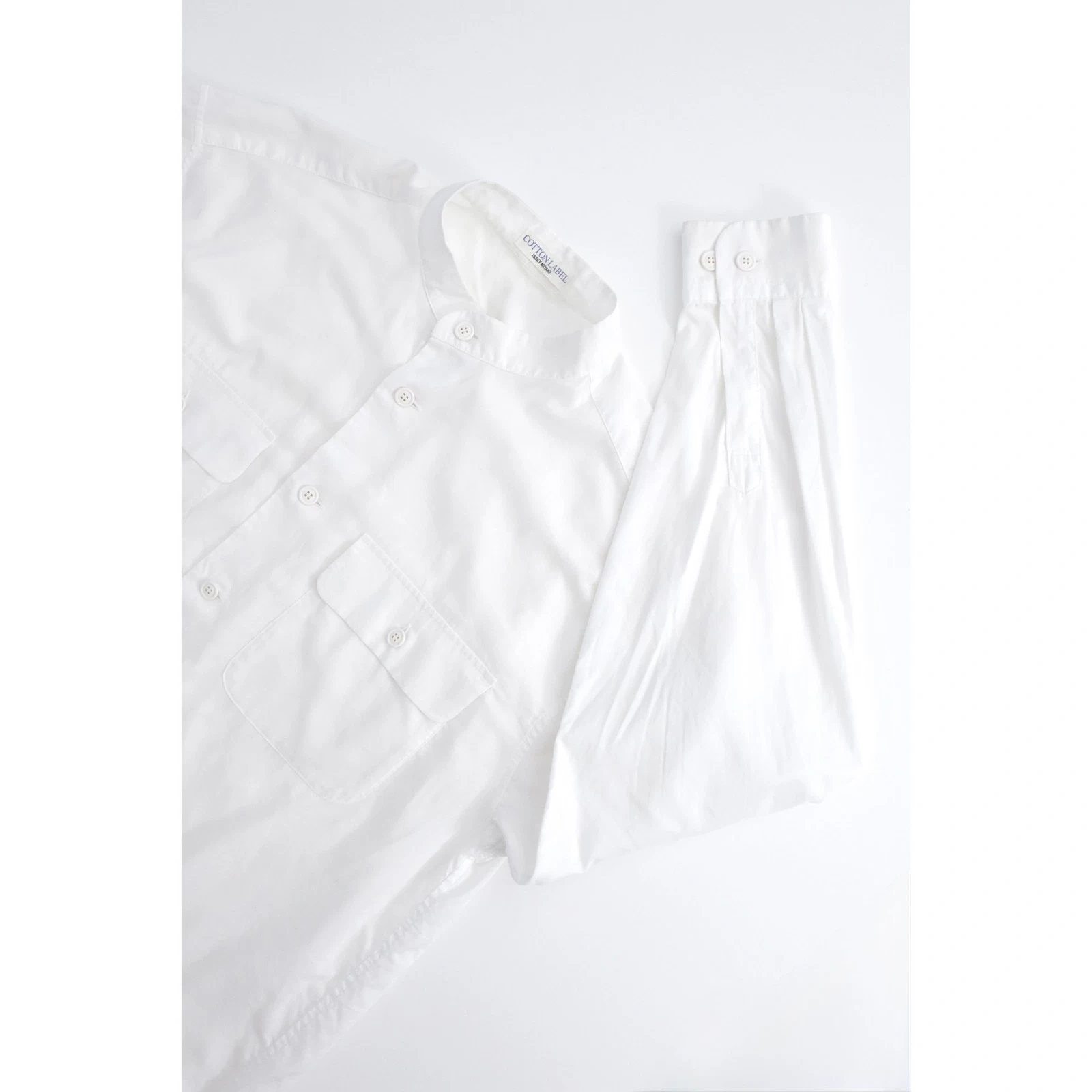 ISSEY MIYAKE Chemise Blanc vintage, passéist — photo 2