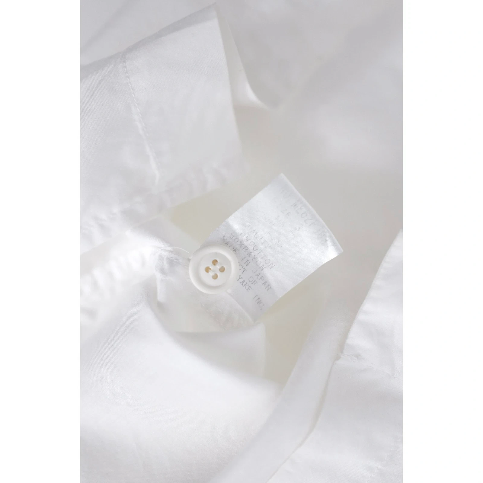 ISSEY MIYAKE Chemise Blanc vintage, passéist — photo 12