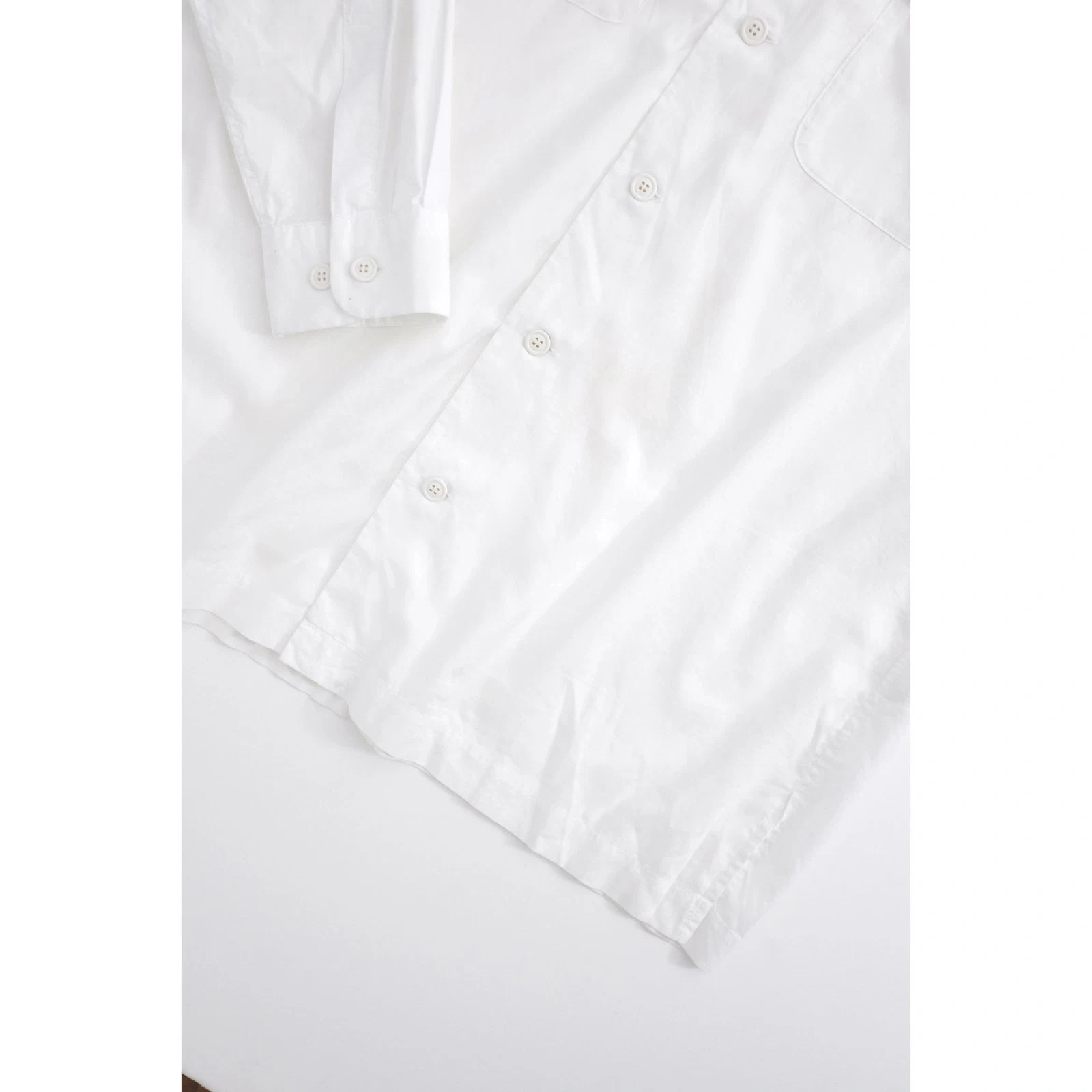ISSEY MIYAKE Chemise Blanc vintage, passéist — photo 3