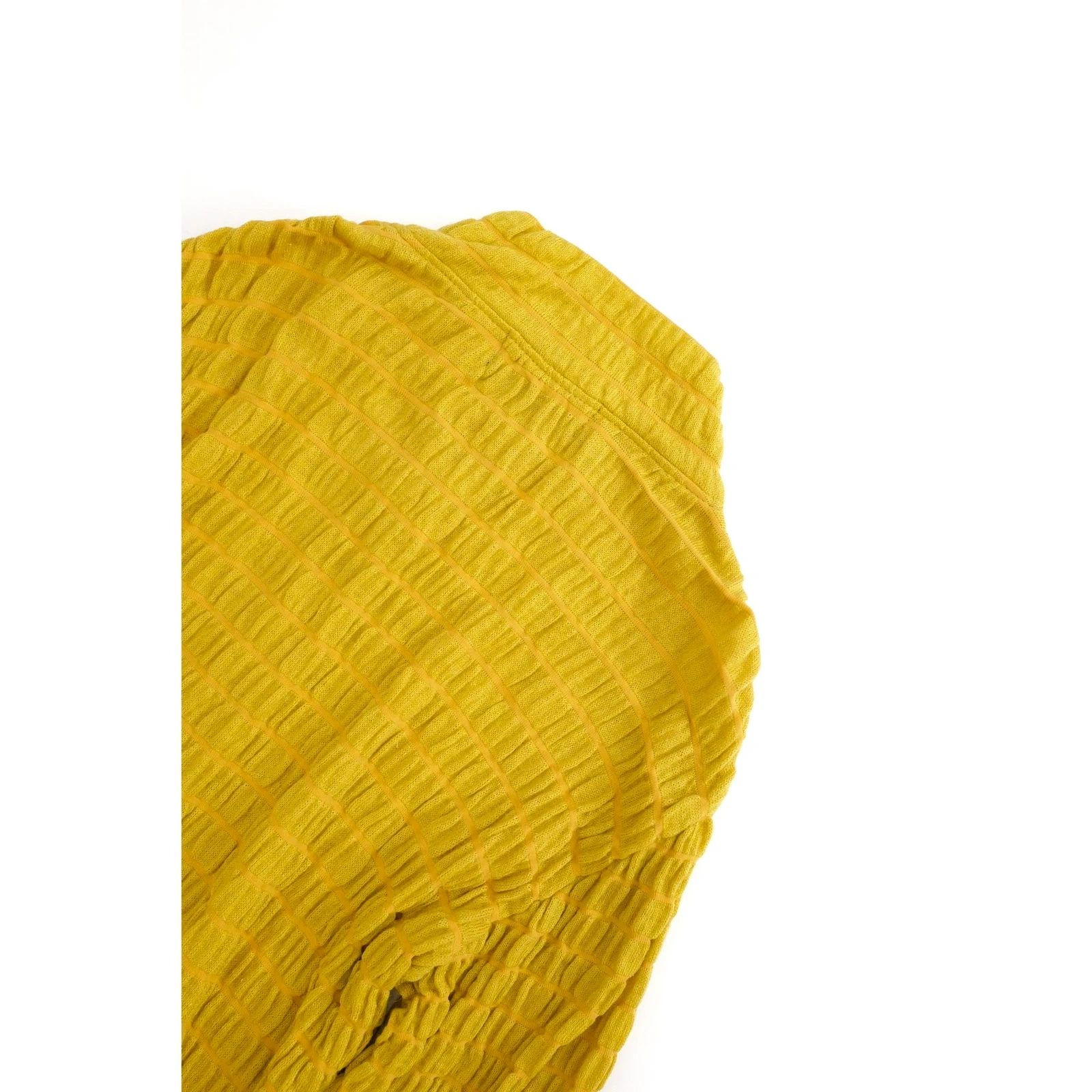 JUNKO KOSHINO Veste en laine Jaune vintage, passéist — photo 13