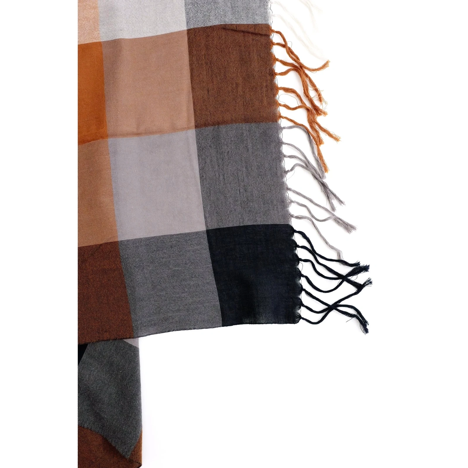 YOHJI YAMAMOTO Echarpe Multicolore vintage, passéist — photo 2
