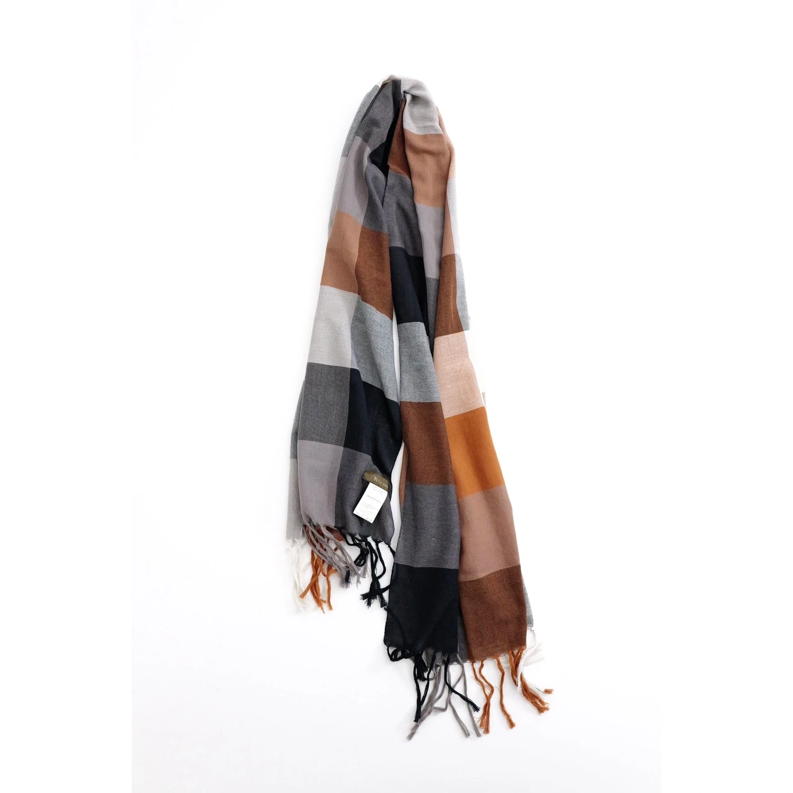 YOHJI YAMAMOTO Echarpe Multicolore vintage, passéist — photo 11