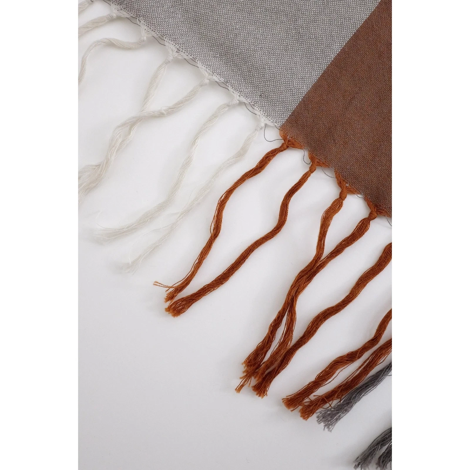 YOHJI YAMAMOTO Echarpe Multicolore vintage, passéist — photo 12