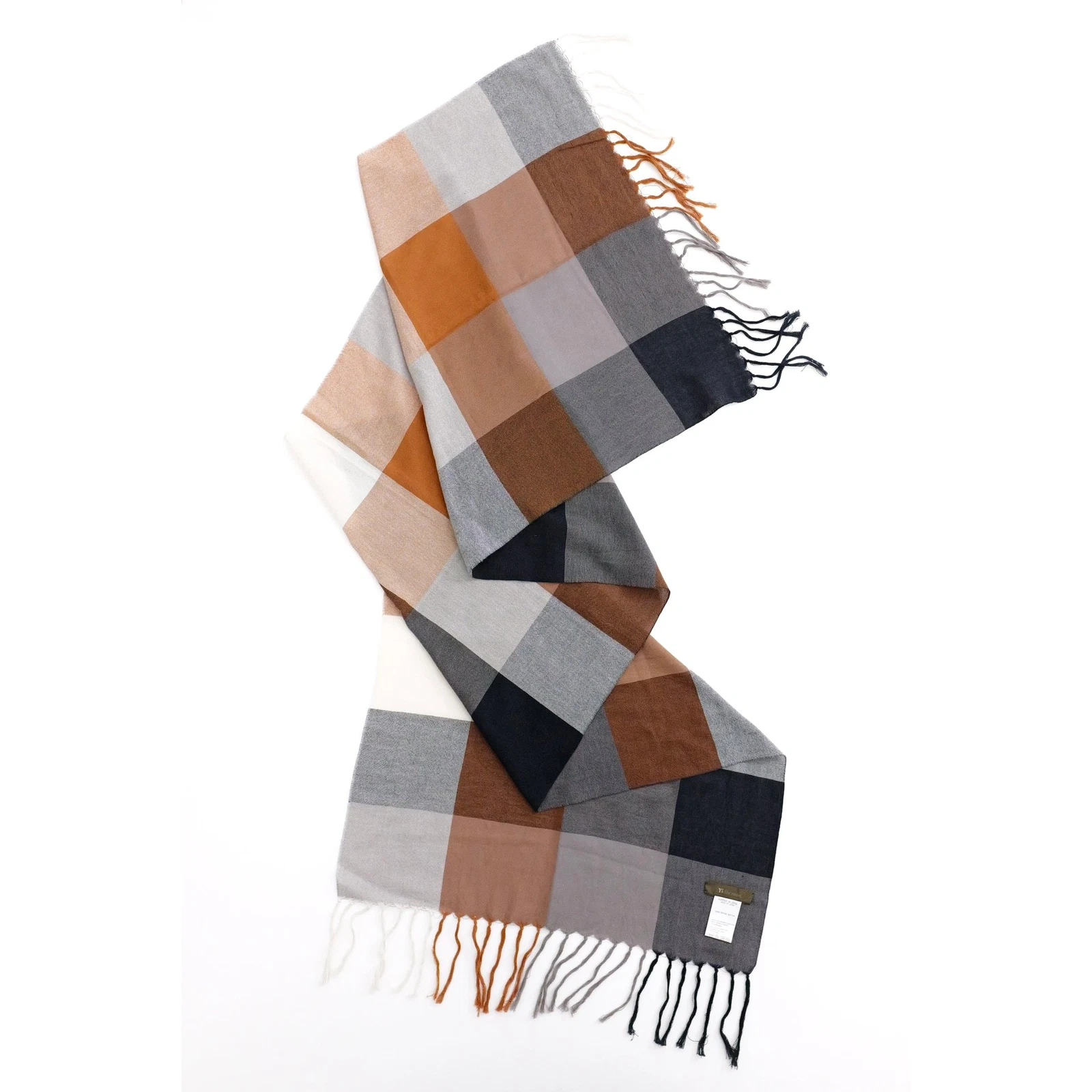 YOHJI YAMAMOTO Echarpe Multicolore vintage, passéist — photo 4
