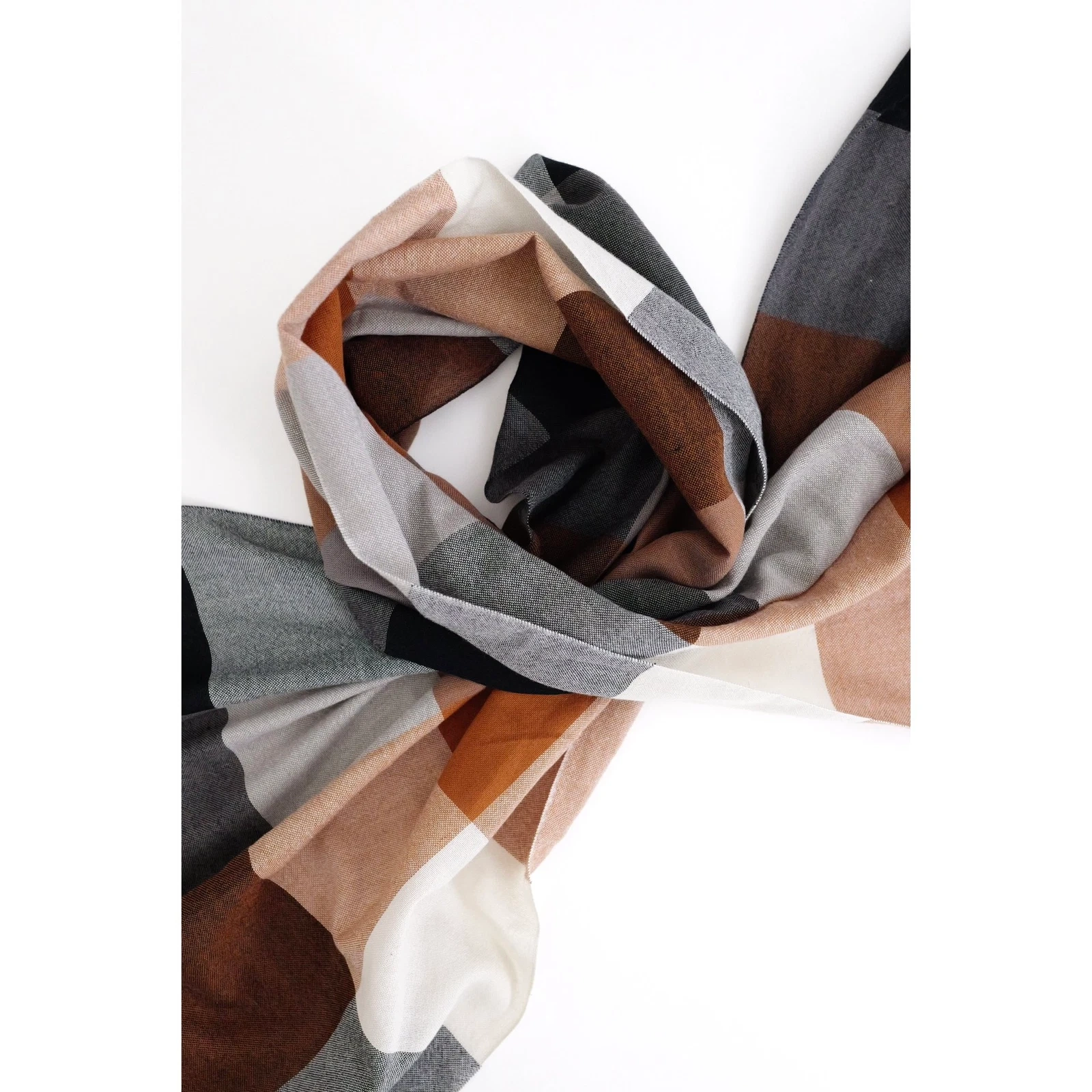 YOHJI YAMAMOTO Echarpe Multicolore vintage, passéist — photo 9