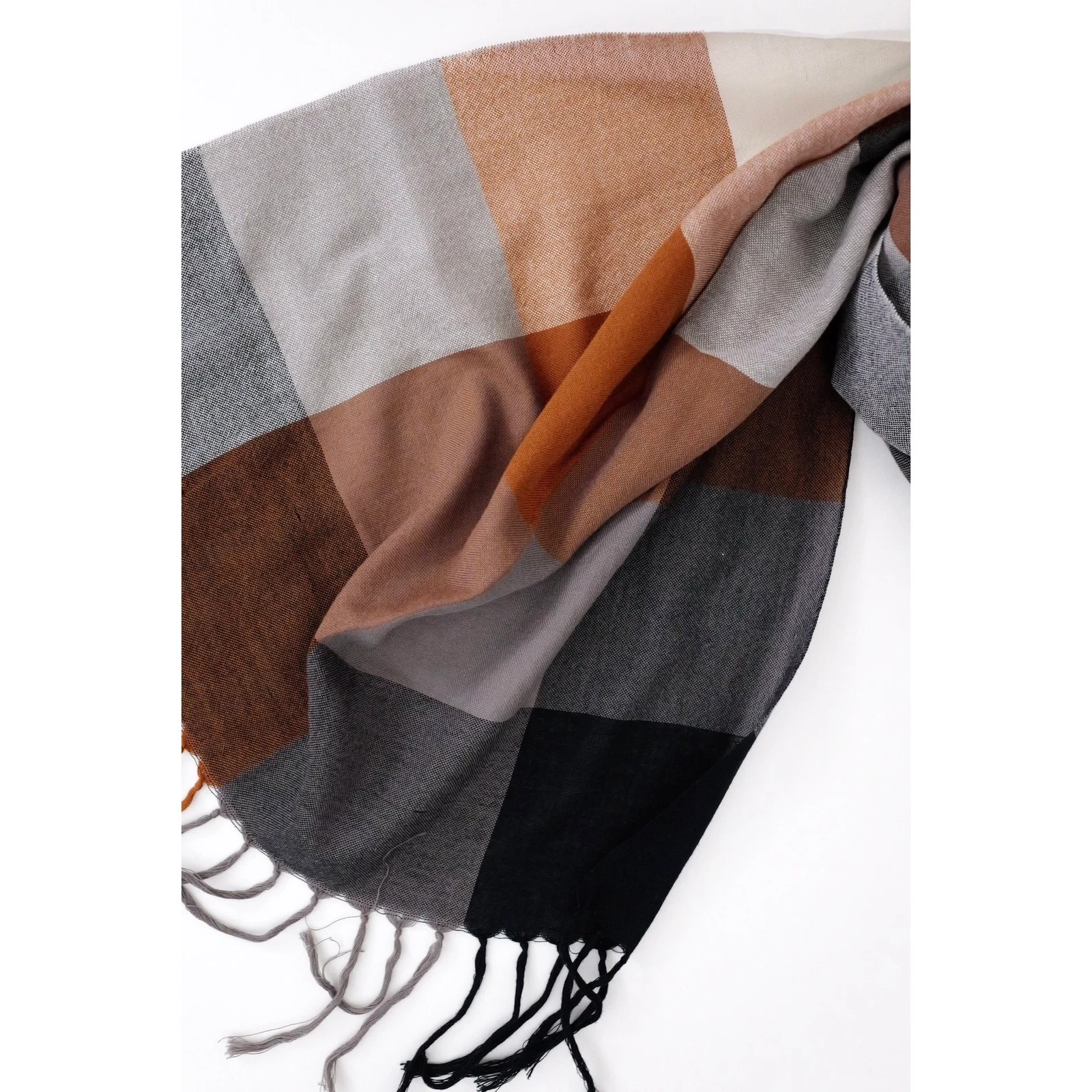 YOHJI YAMAMOTO Echarpe Multicolore vintage, passéist — photo 10