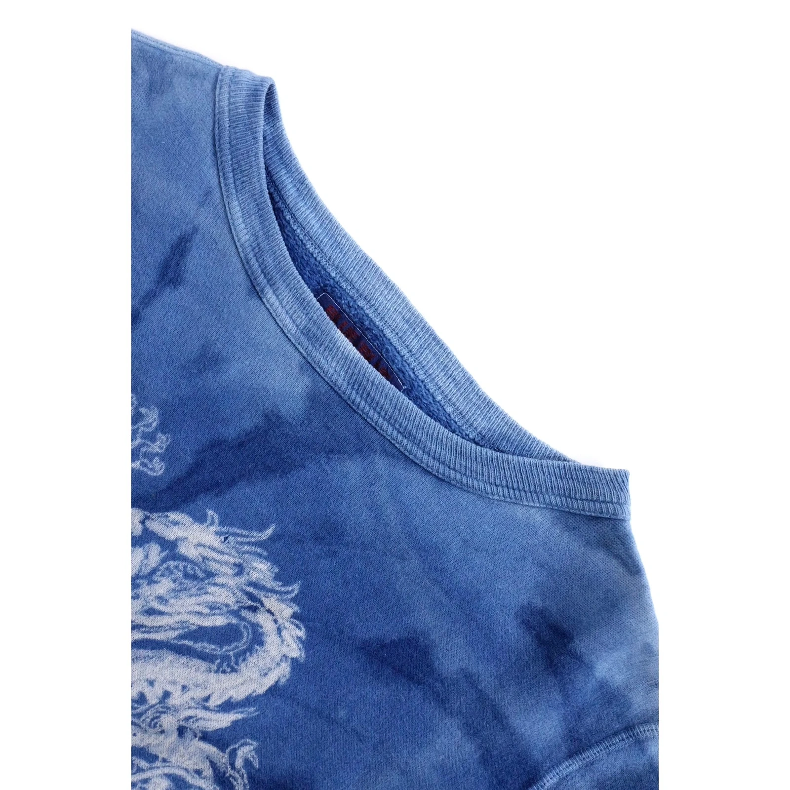 BLUE BLUE JAPAN Sweat Marine vintage, passéist — photo 4