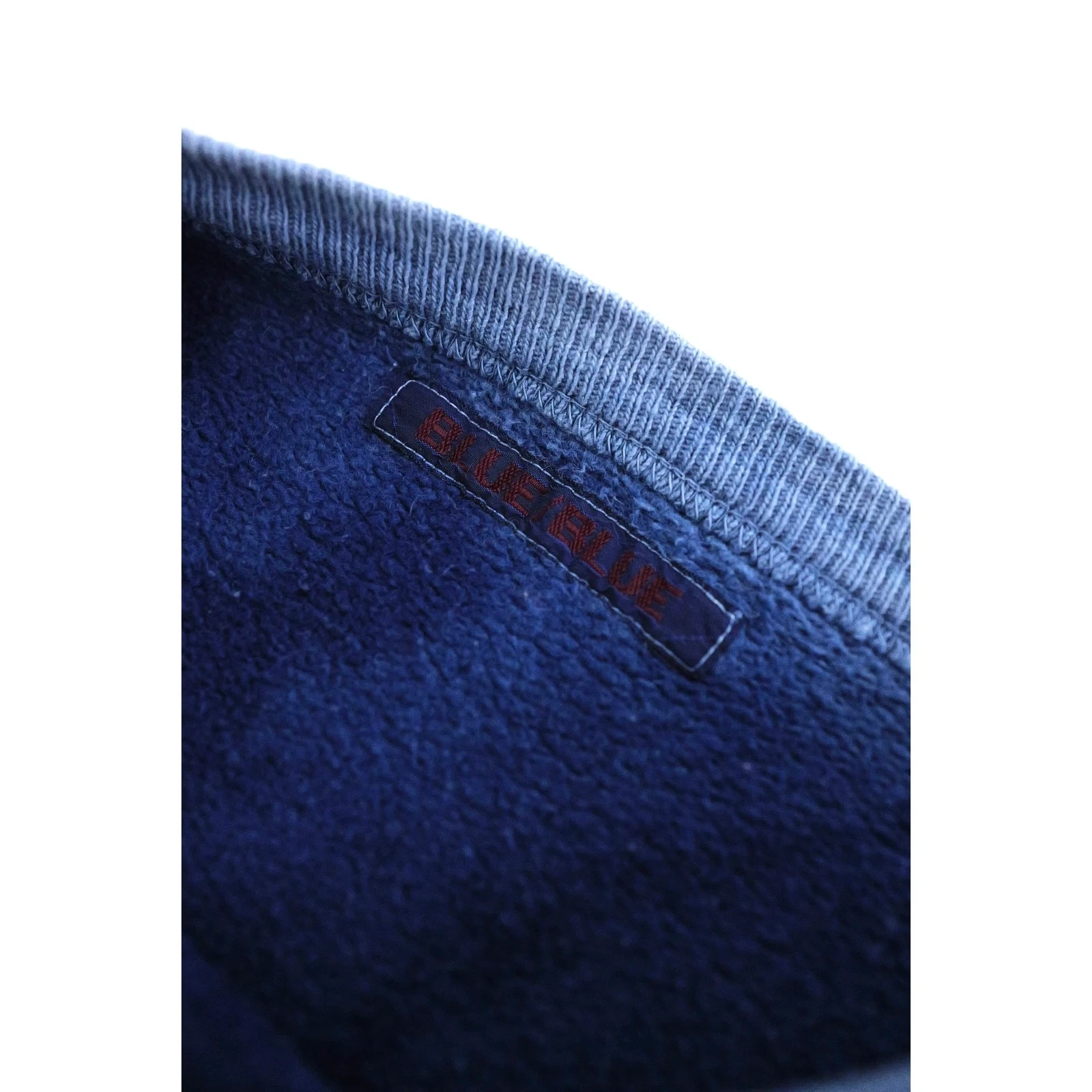 BLUE BLUE JAPAN Sweat Marine vintage, passéist — photo 9