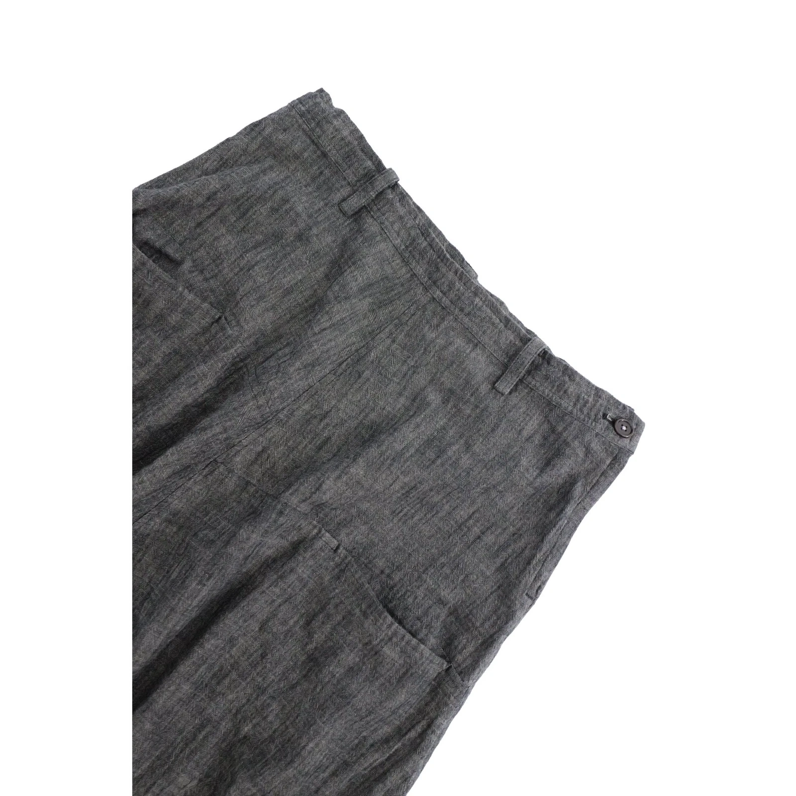 YOHJI YAMAMOTO Jupe longue Gris vintage, passéist — photo 2