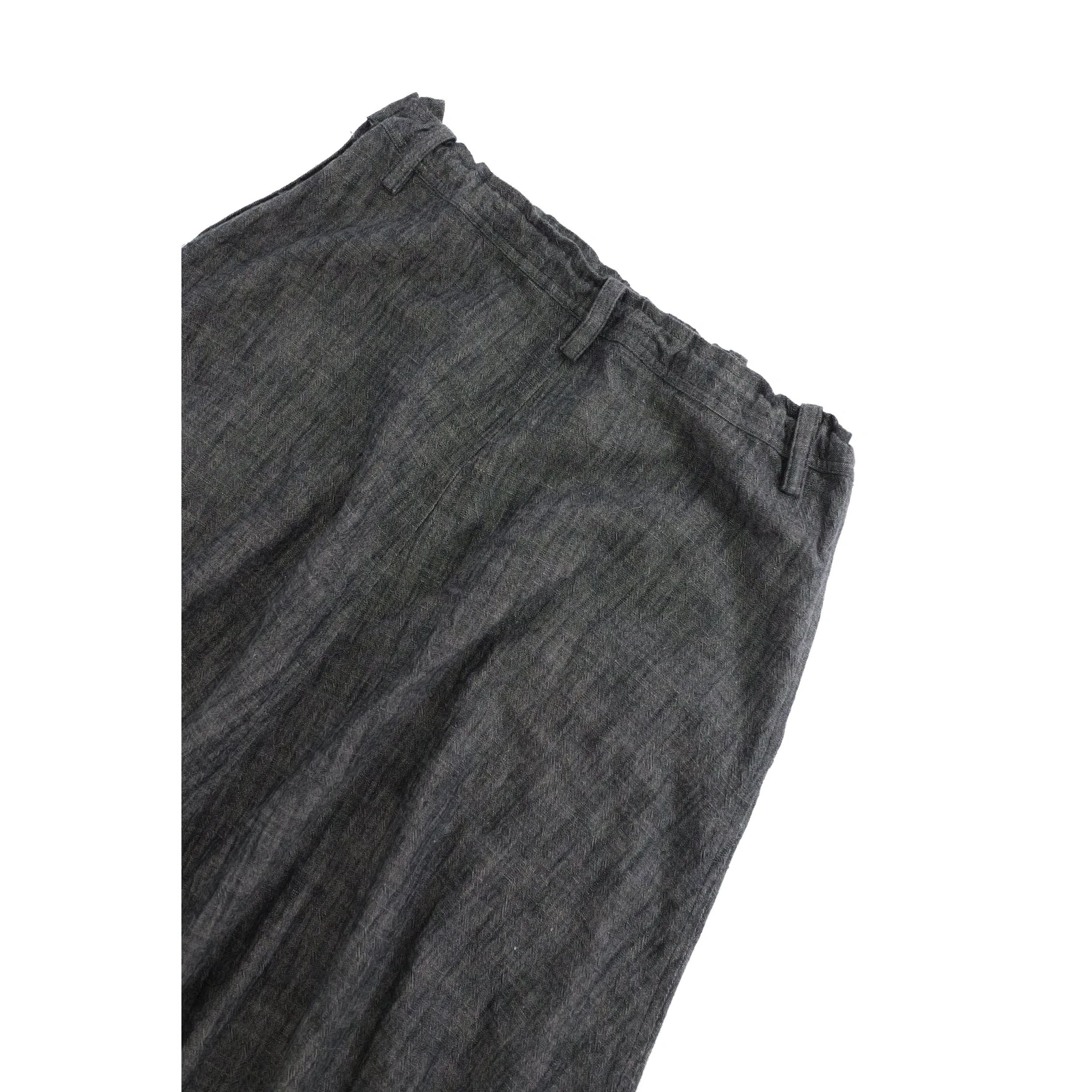 YOHJI YAMAMOTO Jupe longue Gris vintage, passéist — photo 11