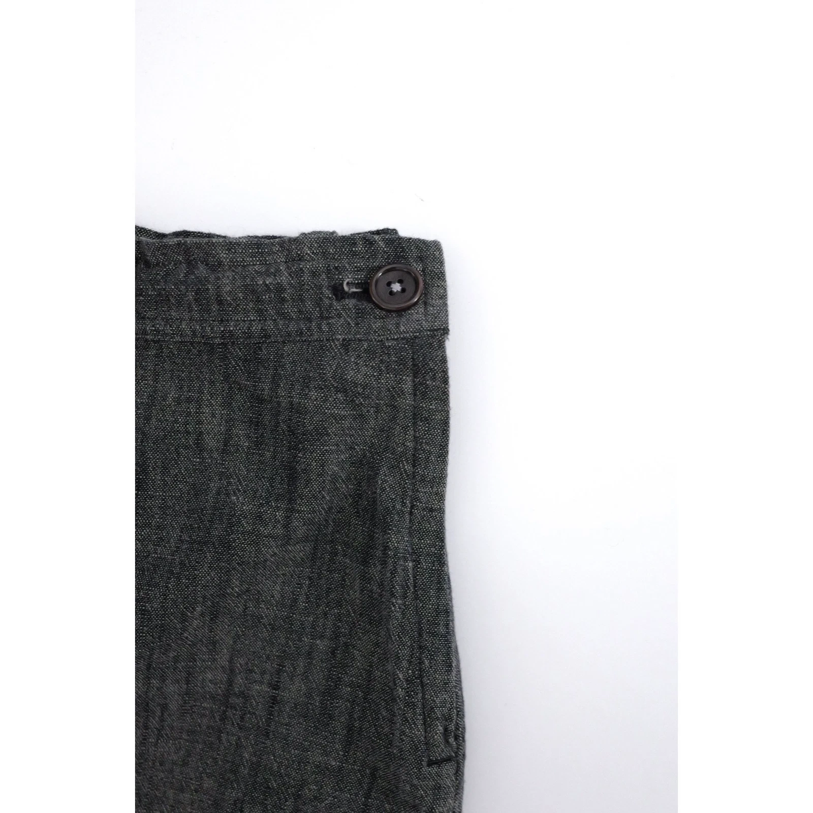 YOHJI YAMAMOTO Jupe longue Gris vintage, passéist — photo 6