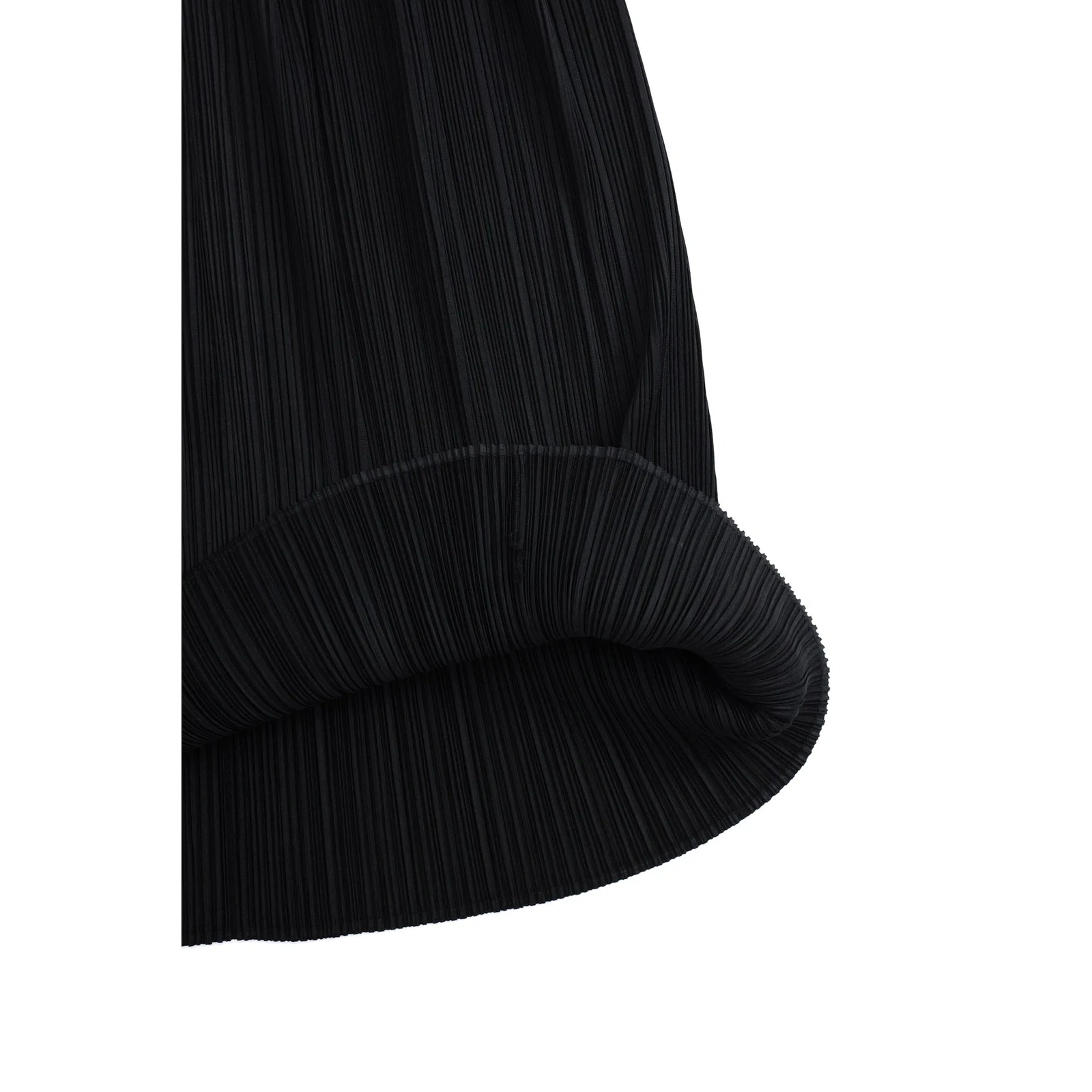 ISSEY MIYAKE Jupe mi-longue Noir vintage, passéist — photo 5