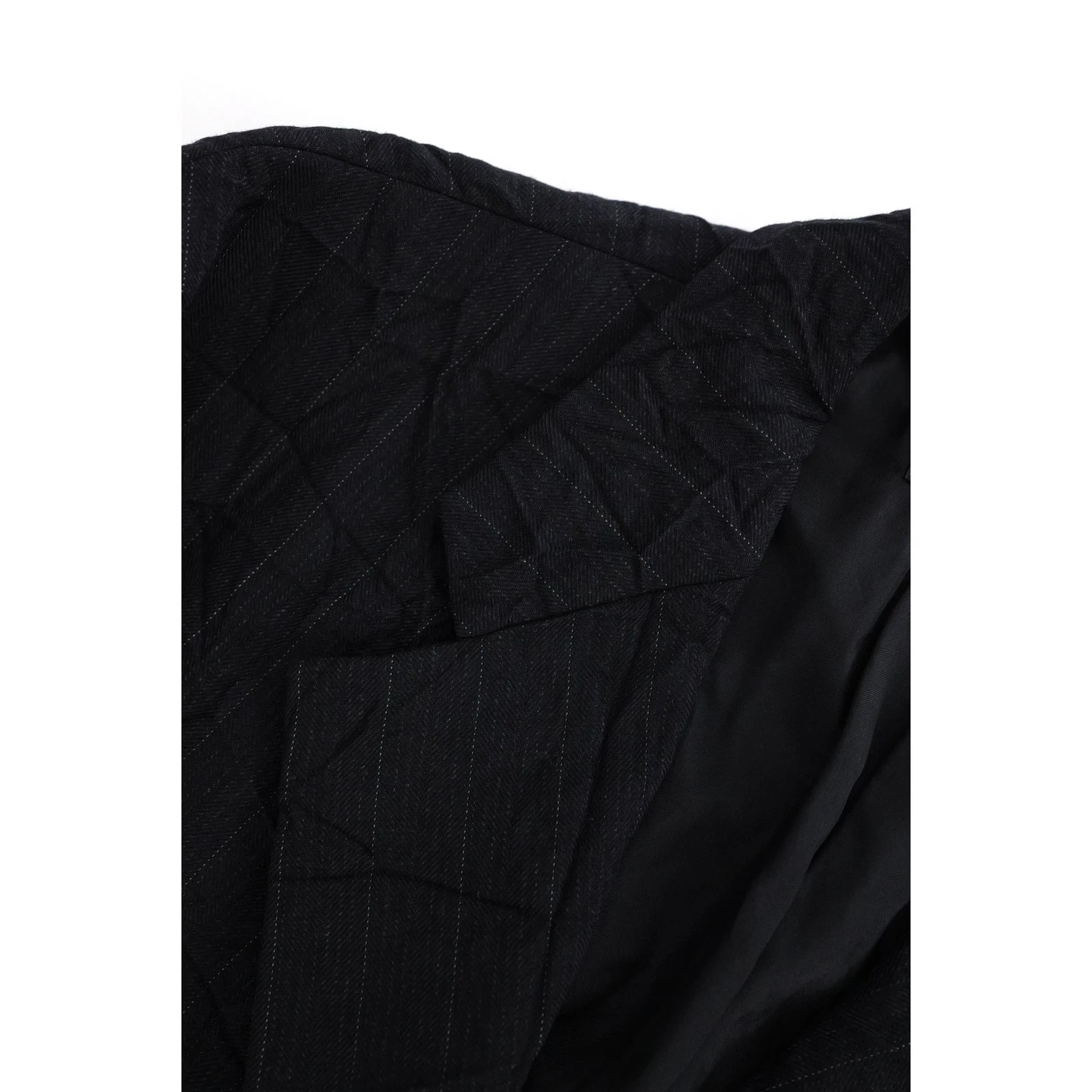 ISSEY MIYAKE Veste en laine Noir vintage, passéist — photo 5