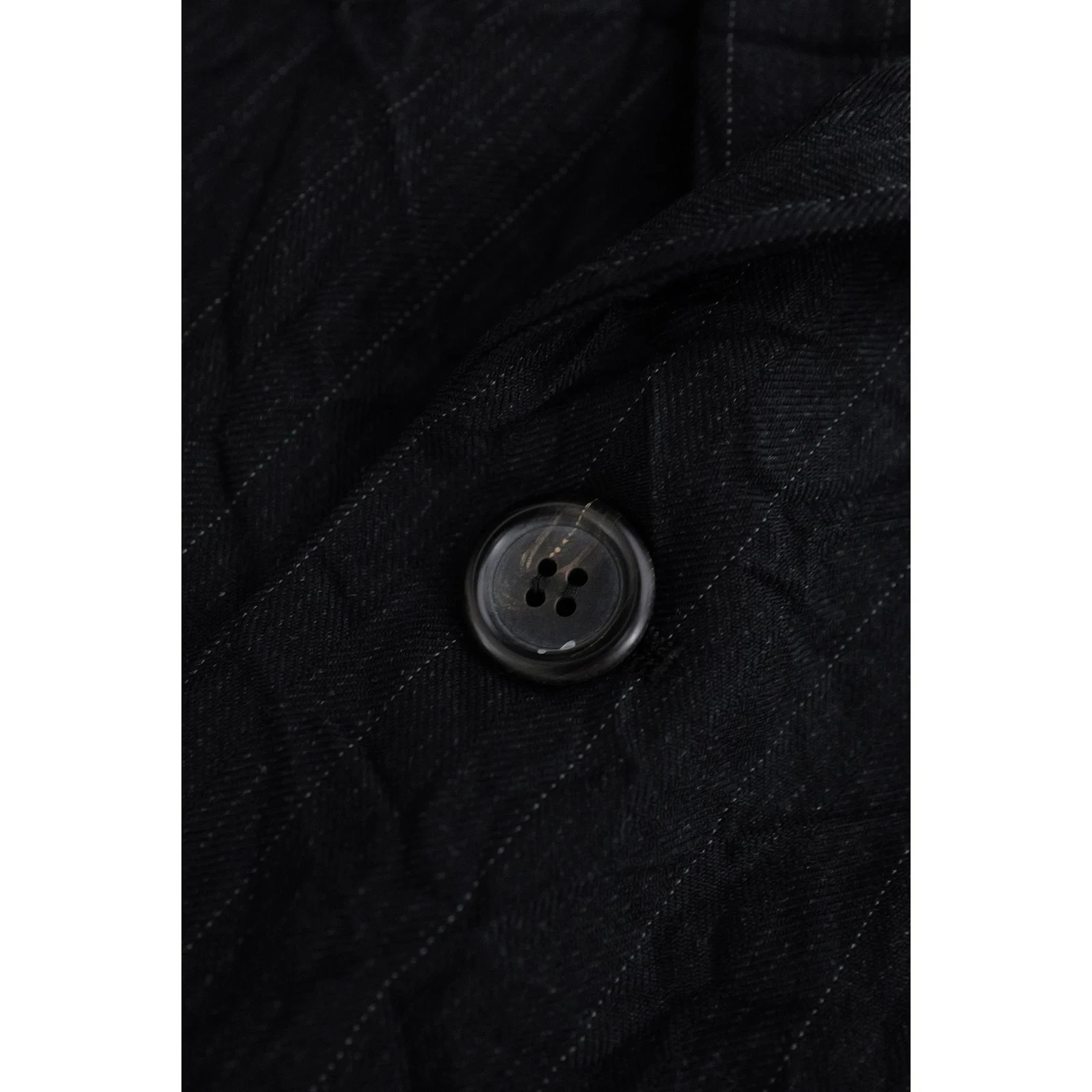ISSEY MIYAKE Veste en laine Noir vintage, passéist — photo 10