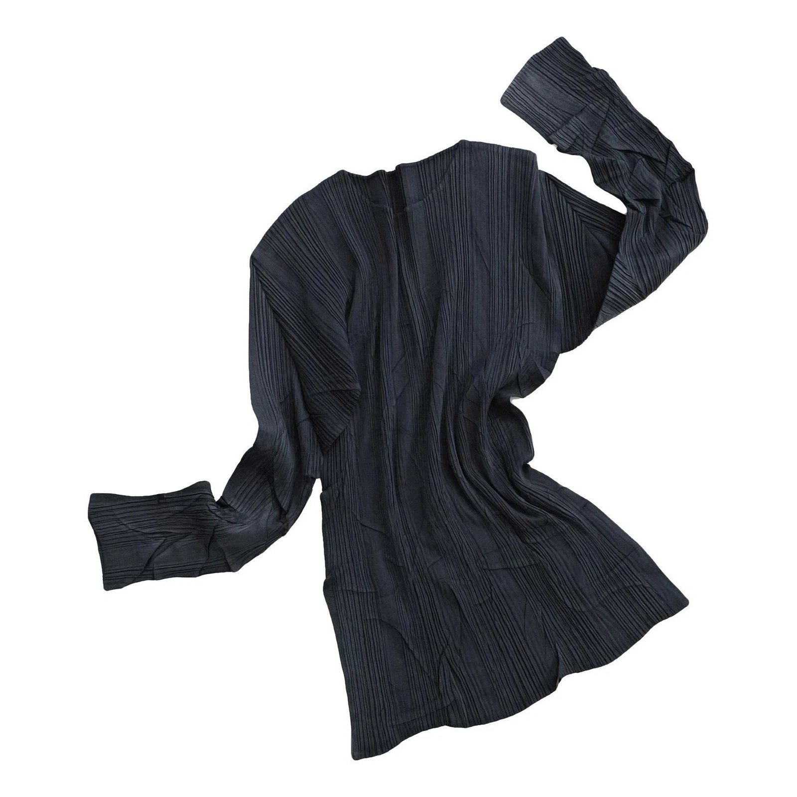 ISSEY MIYAKE Blouse Gris vintage, passéist — photo 1