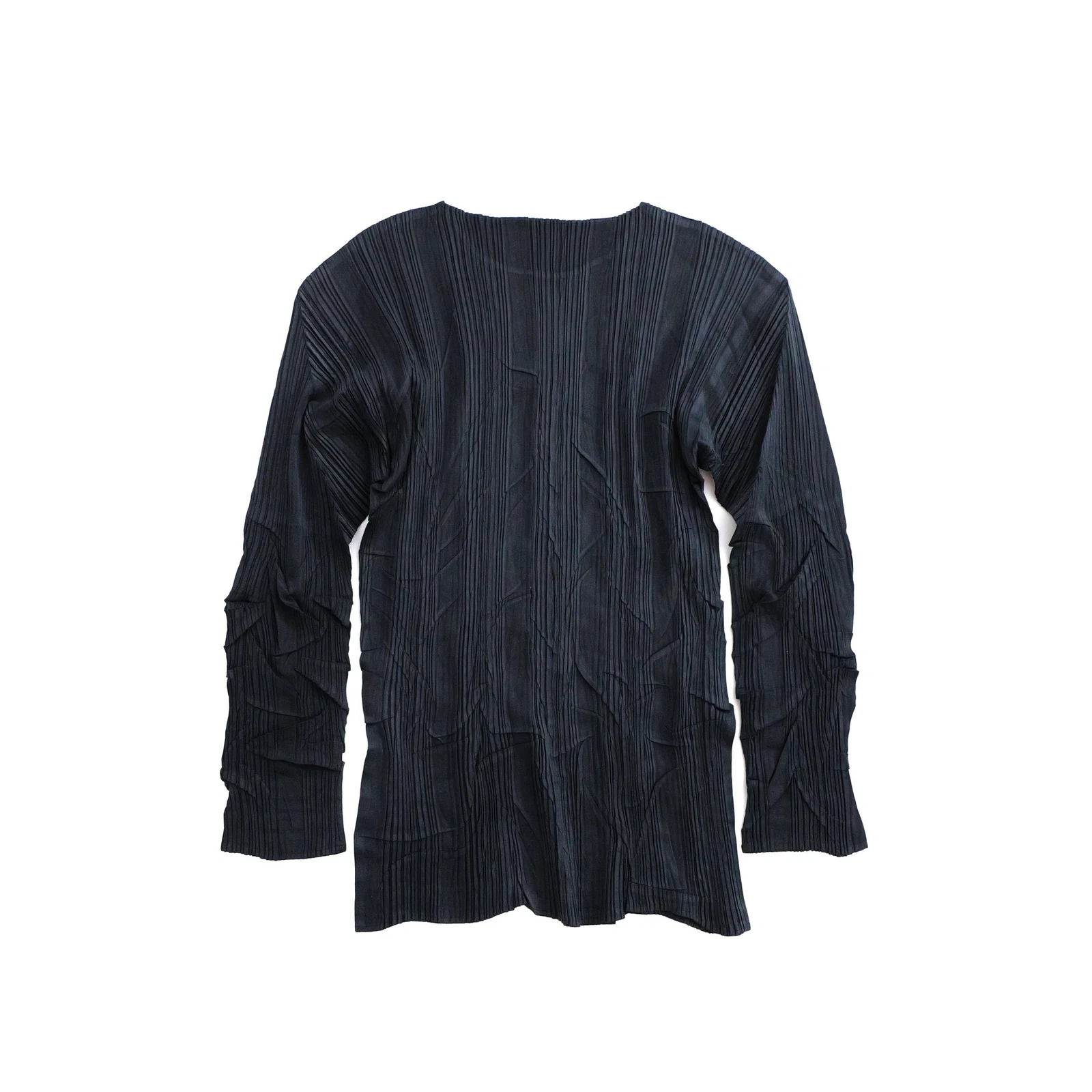 ISSEY MIYAKE Blouse Gris vintage, passéist — photo 13