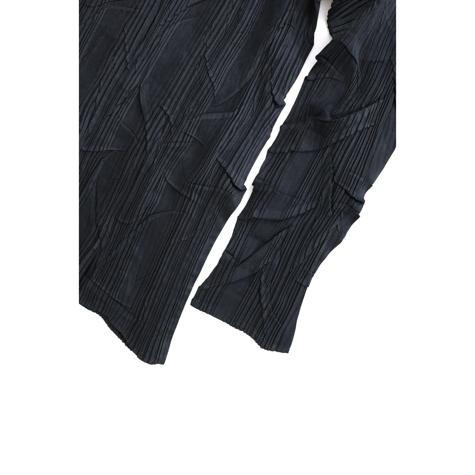 ISSEY MIYAKE Blouse Gris vintage, passéist — photo 14