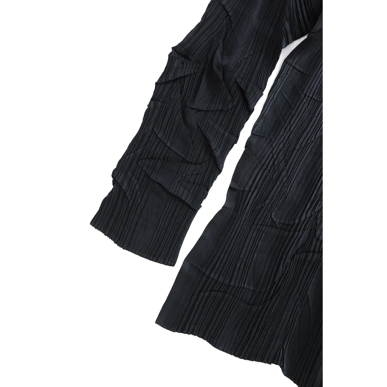 ISSEY MIYAKE Blouse Gris vintage, passéist — photo 15