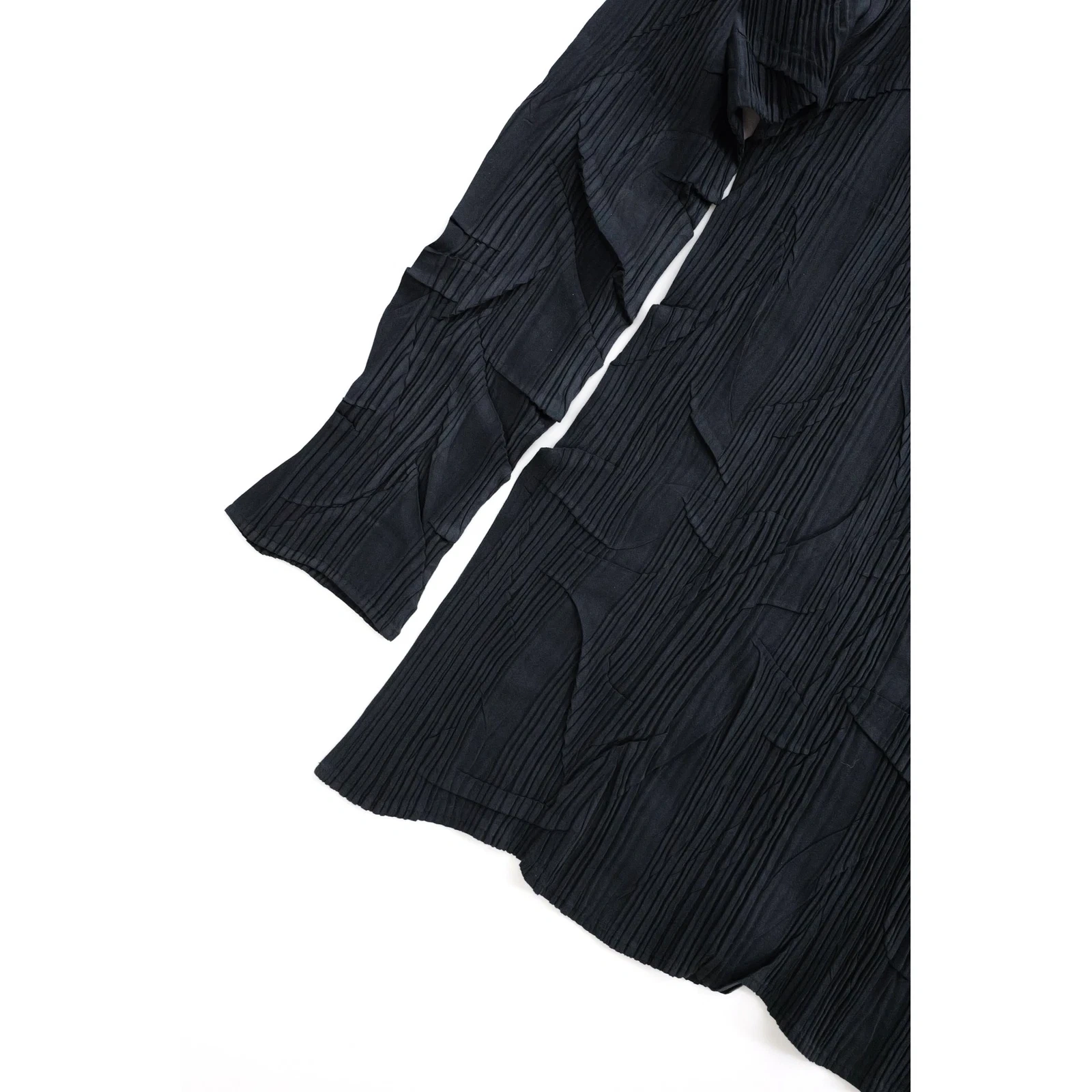 ISSEY MIYAKE Blouse Gris vintage, passéist — photo 5