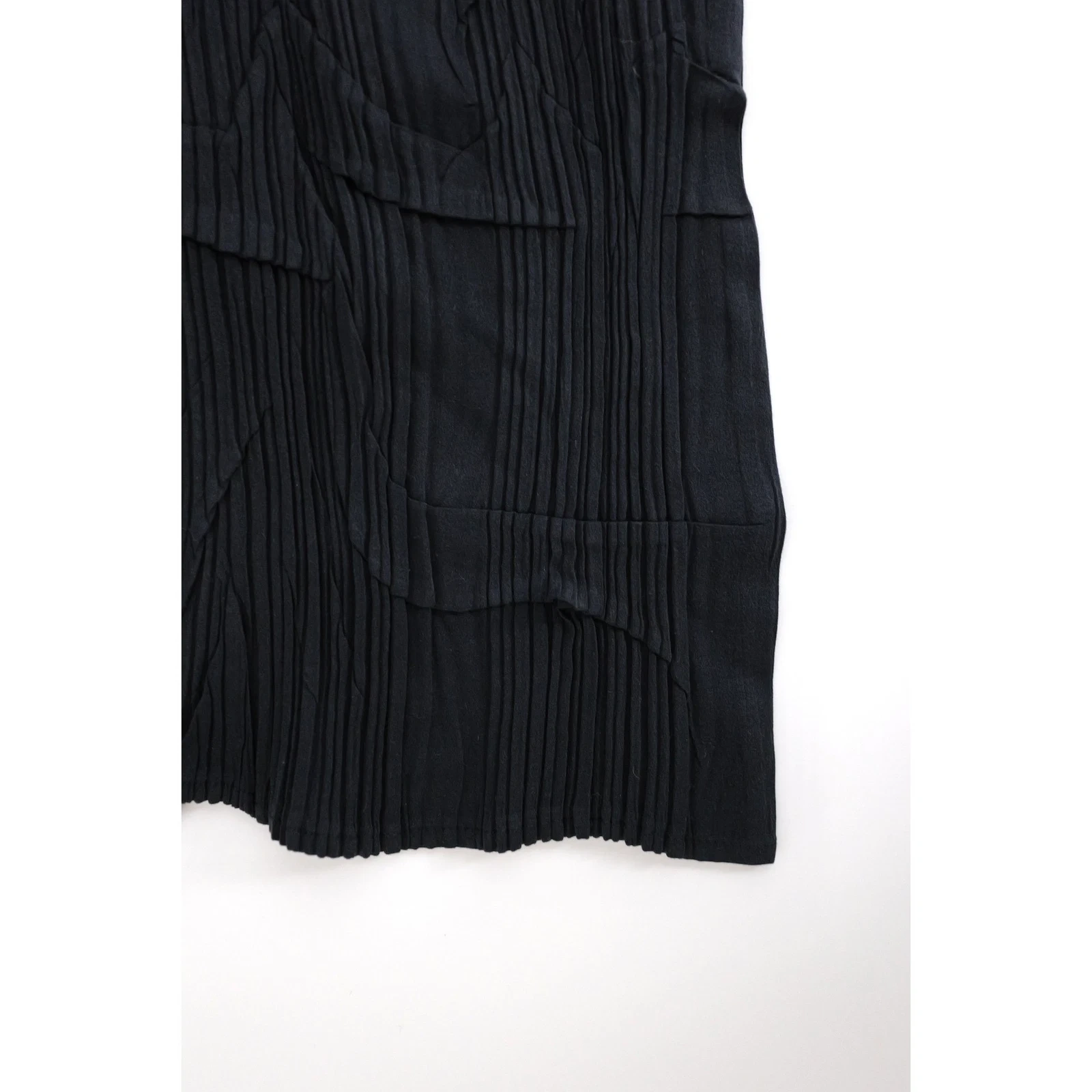 ISSEY MIYAKE Blouse Gris vintage, passéist — photo 8
