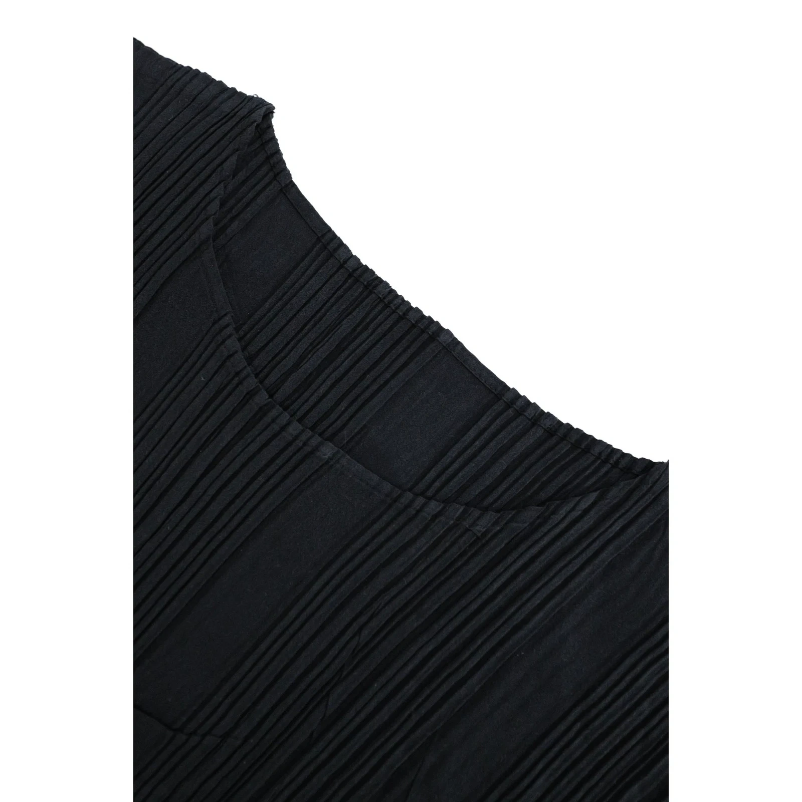 ISSEY MIYAKE Blouse Gris vintage, passéist — photo 9