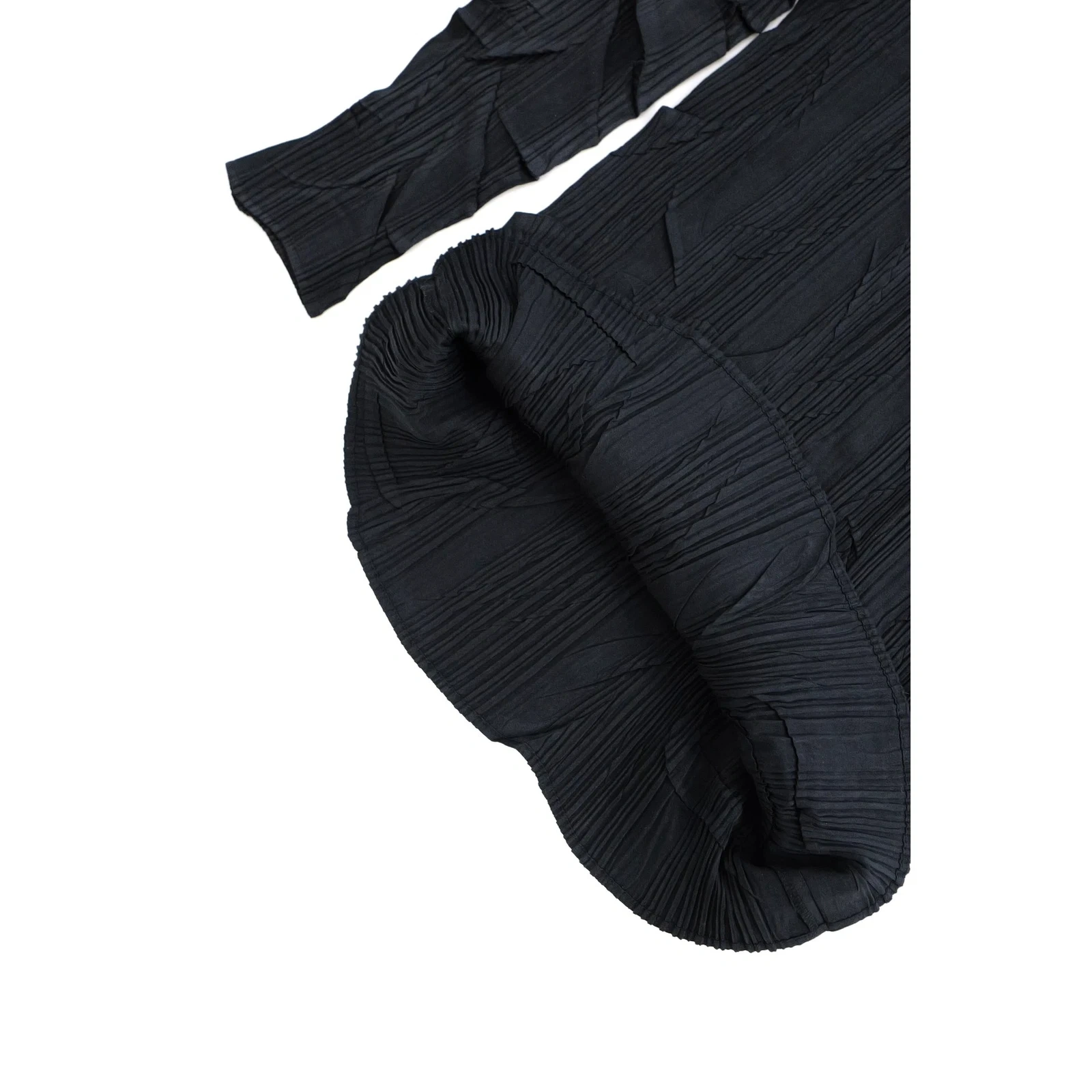 ISSEY MIYAKE Blouse Gris vintage, passéist — photo 10