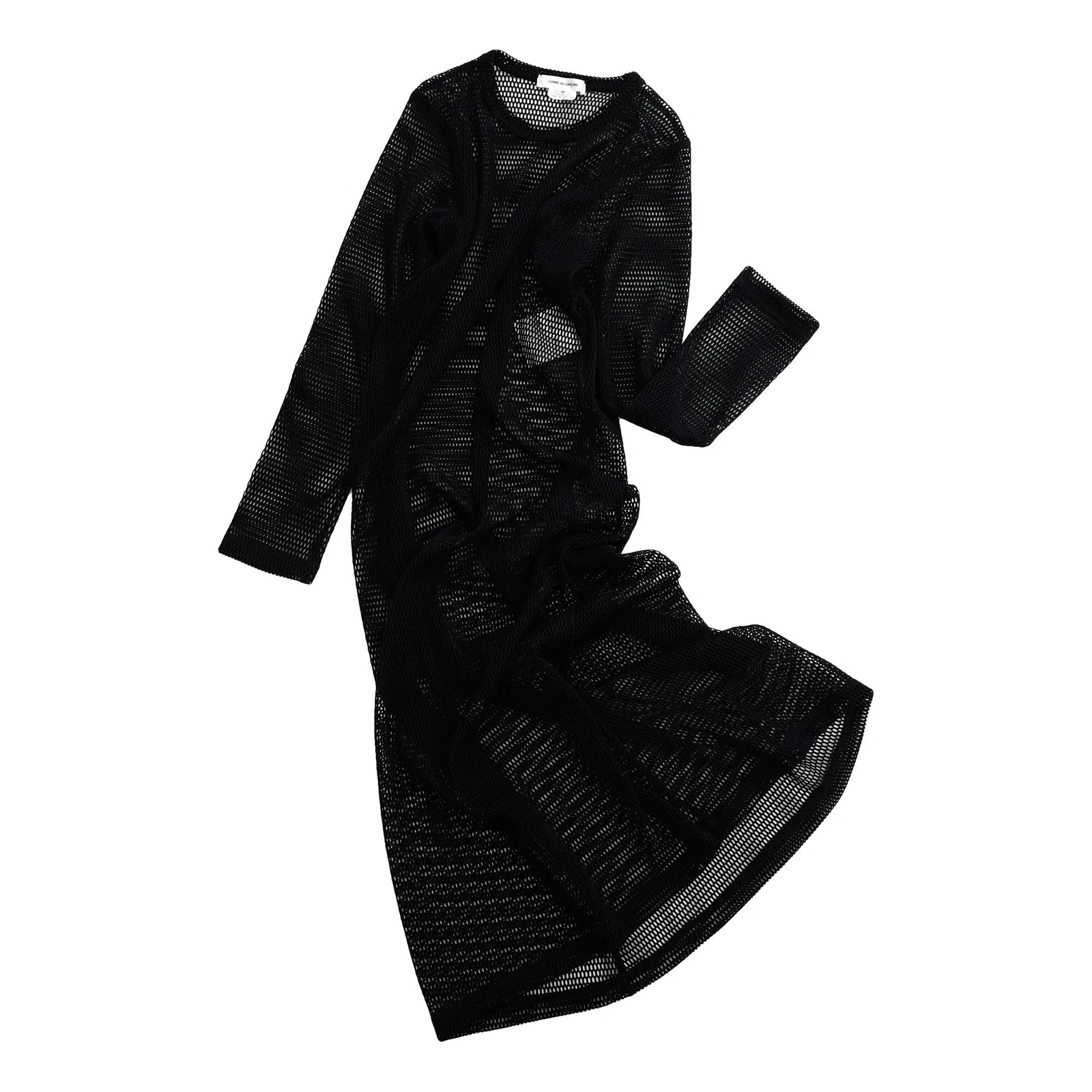 COMME DES GARÇONS Robe longue Noir vintage, passéist — photo 1