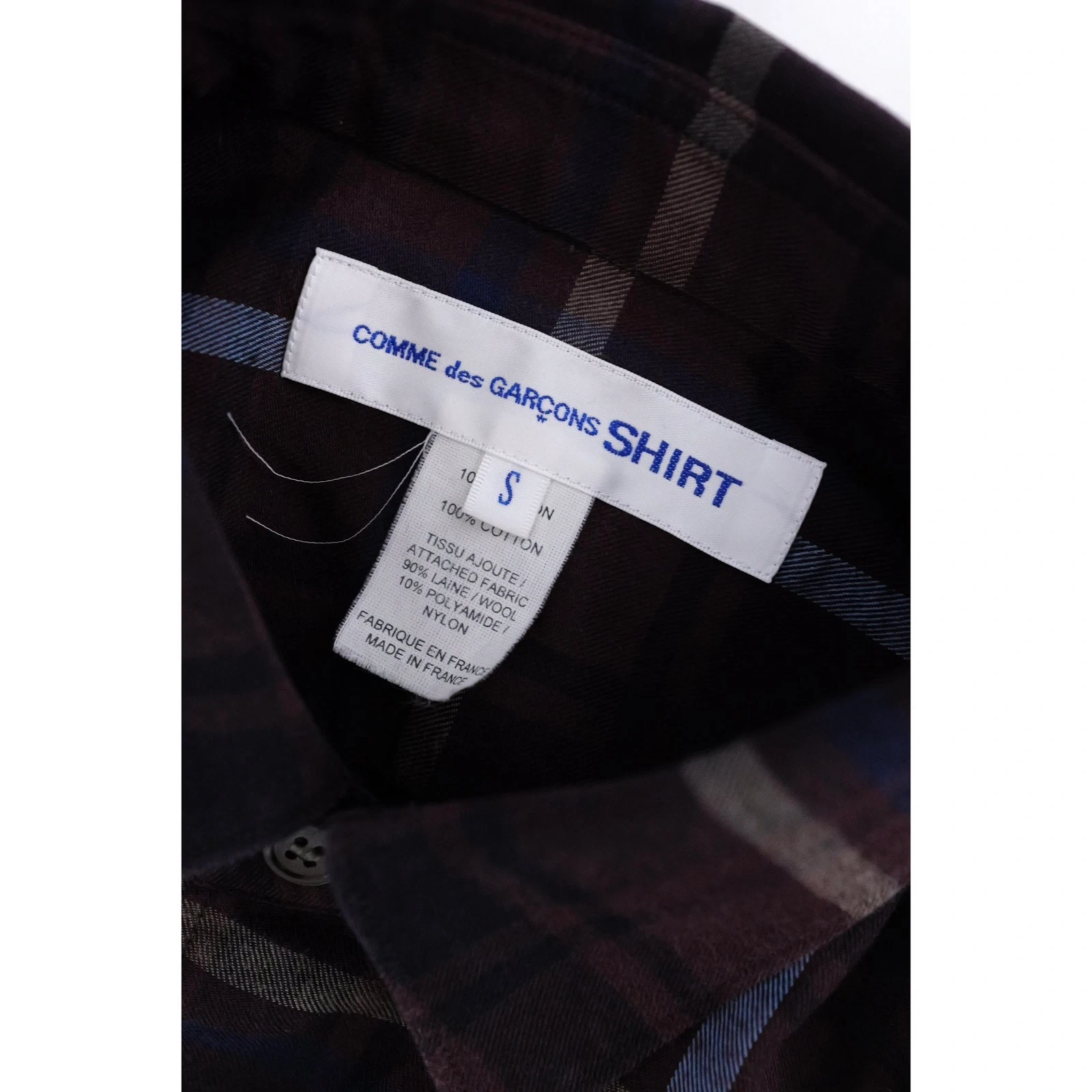 COMME DES GARÇONS Chemise Multicolore vintage, passéist — photo 4